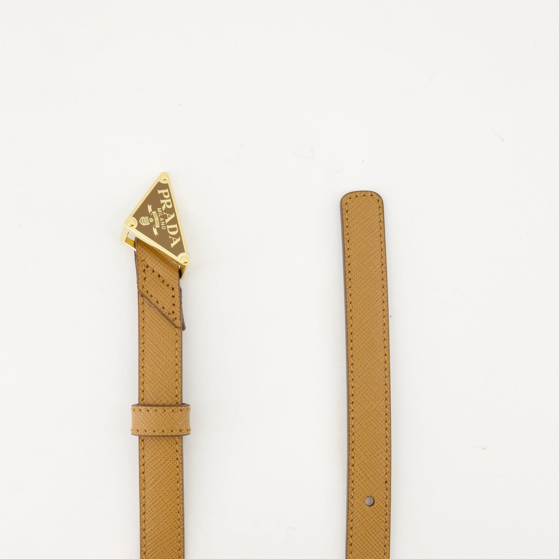 Prada Saffiano Leather Belt – Tan - image 4