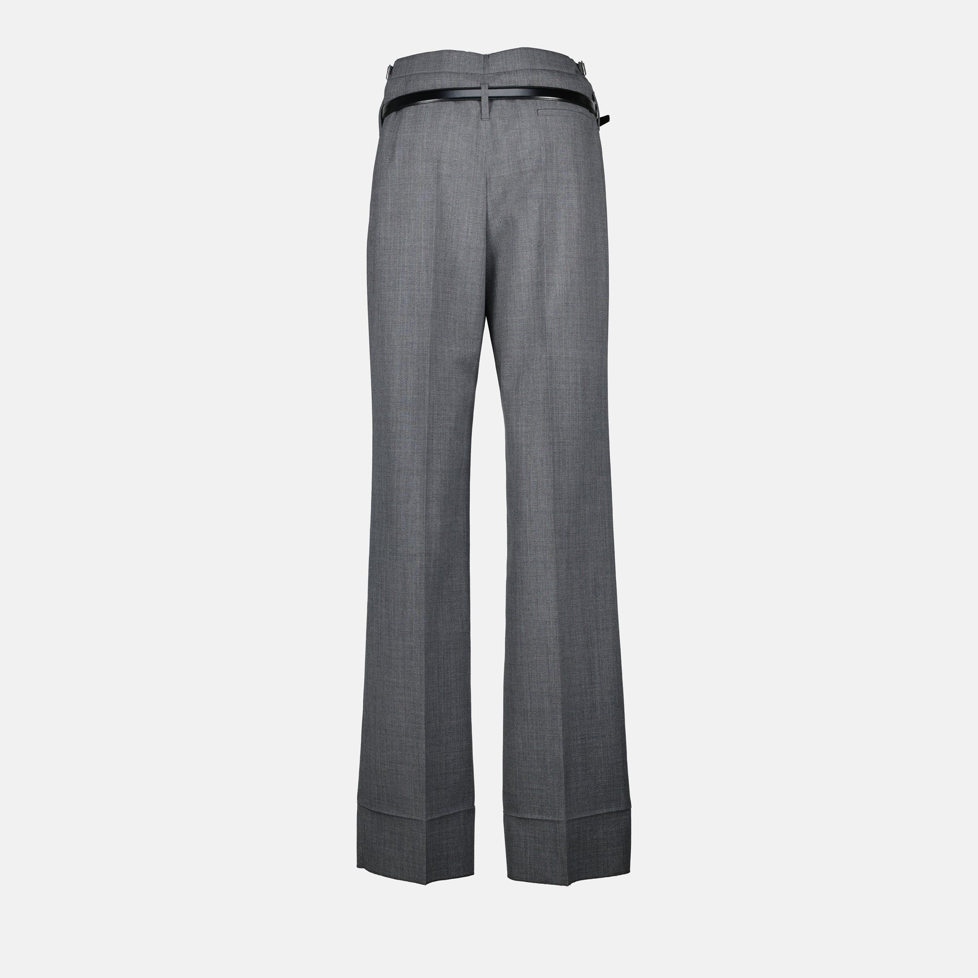 Prada Tailored Flared Wool Trousers - image 4