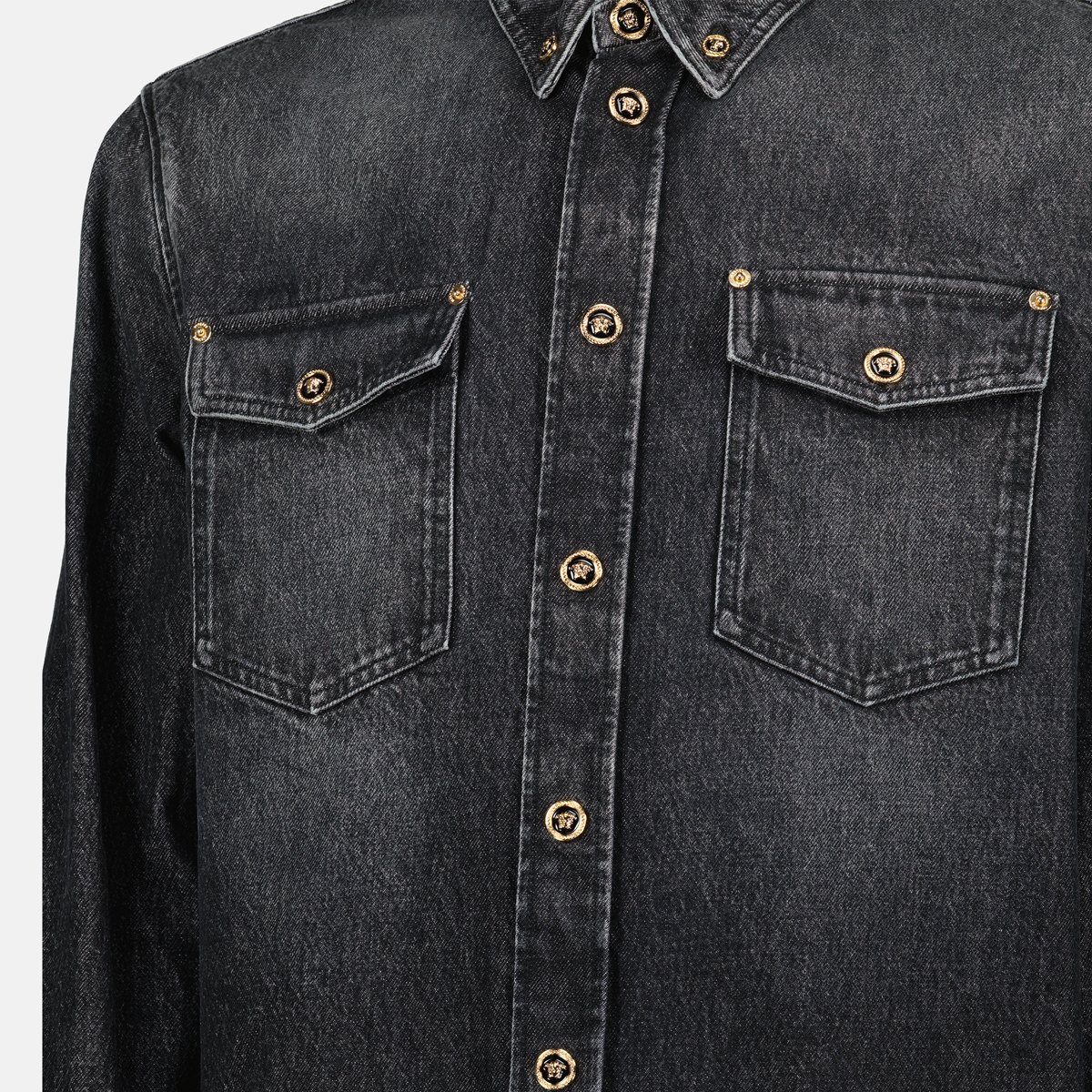 Versace Denim Shirt - image 5
