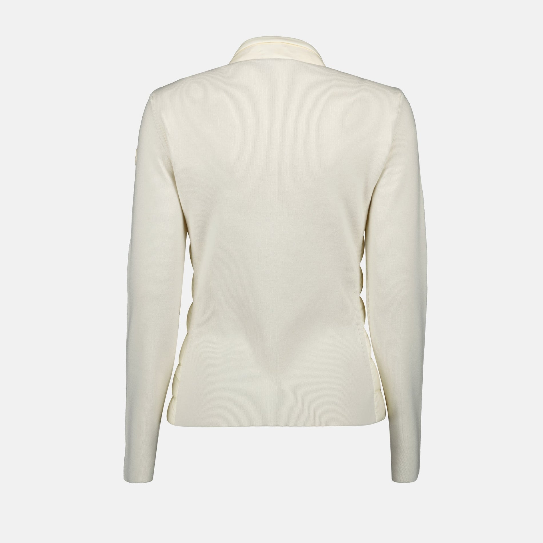 Moncler Ivory Knit Sleeve Puffer Jacket - image 4