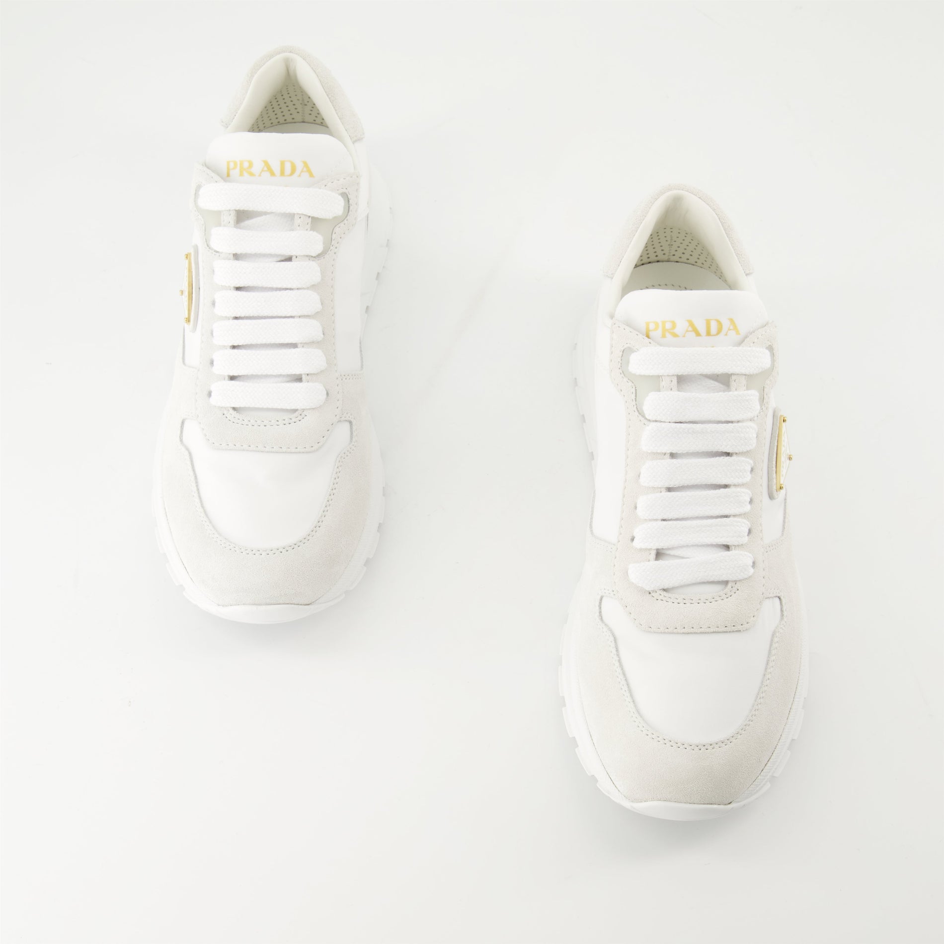 Prada White Runner Sneakers - image 7