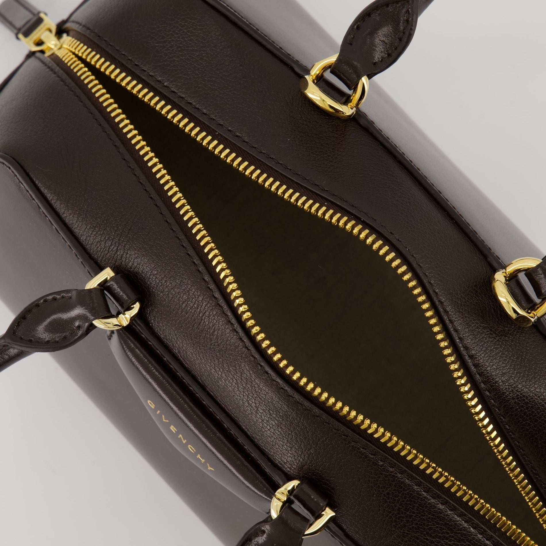 Givenchy Mini Antigona Top Handle Bag – Dark Brown - image 4