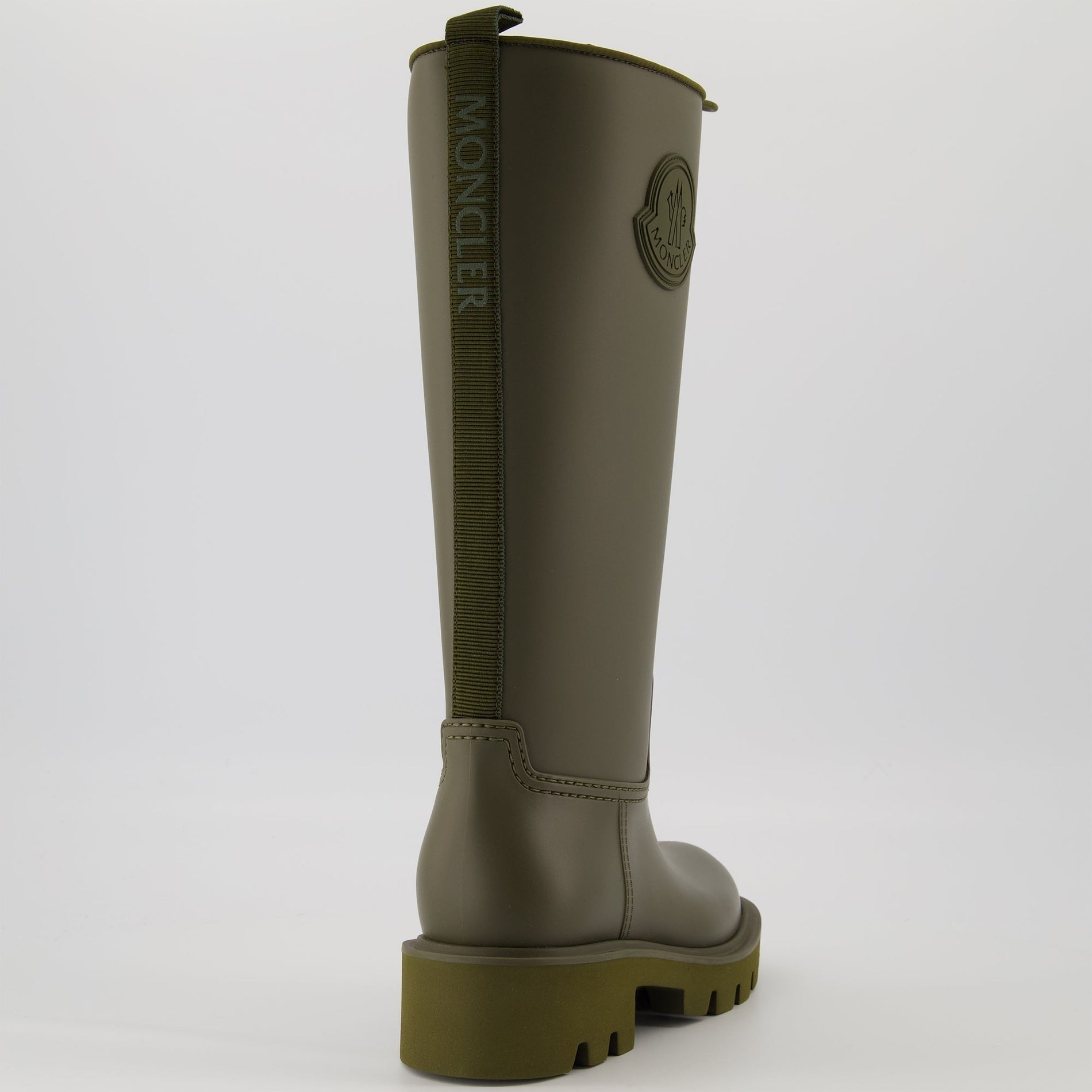 Moncler Ginette Tall Rain Boots – Olive Green - image 4
