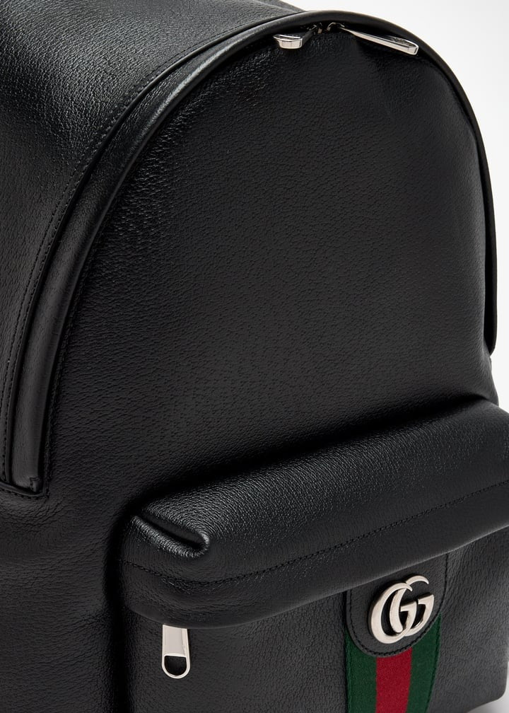 Gucci Black Leather Backpack - image 5