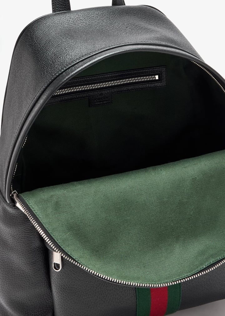 Gucci Black Leather Backpack - image 6