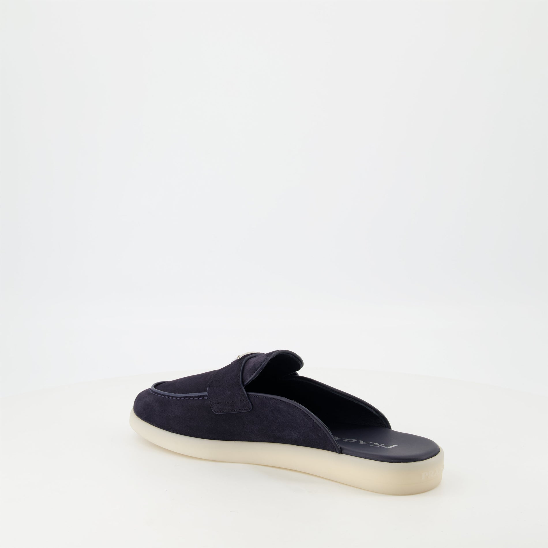 Prada Suede Leather Mules - image 3