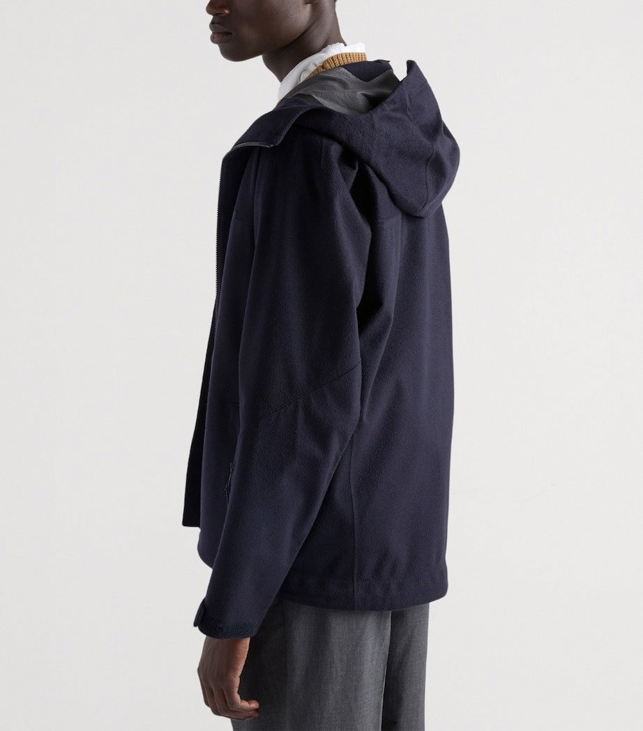 Prada Cashmere-Blend Hooded Jacket - image 4
