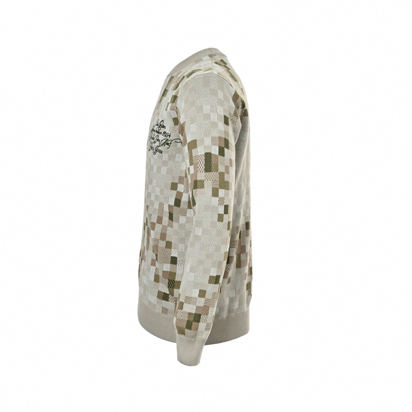 Louis Vuitton Mosaic Jacquard Signature Knit Sweater - image 3