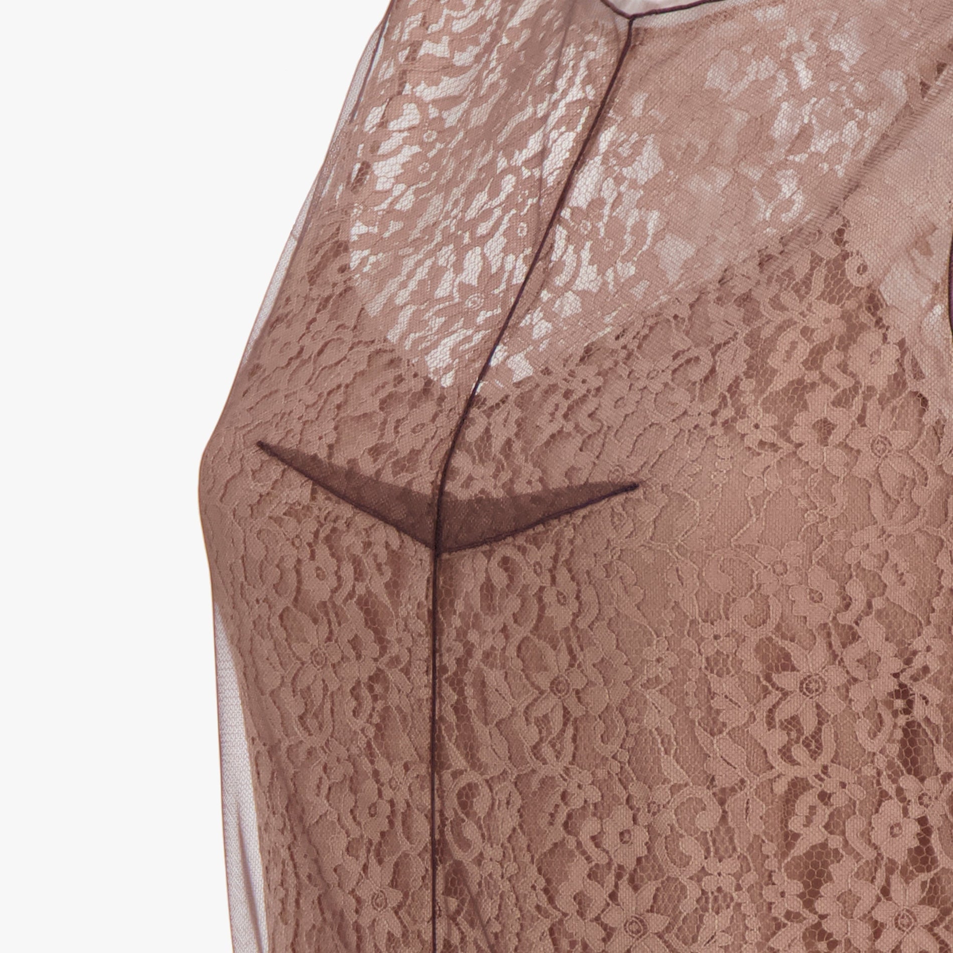 Fendi Sheer Lace Overlay Midi Dress - image 3