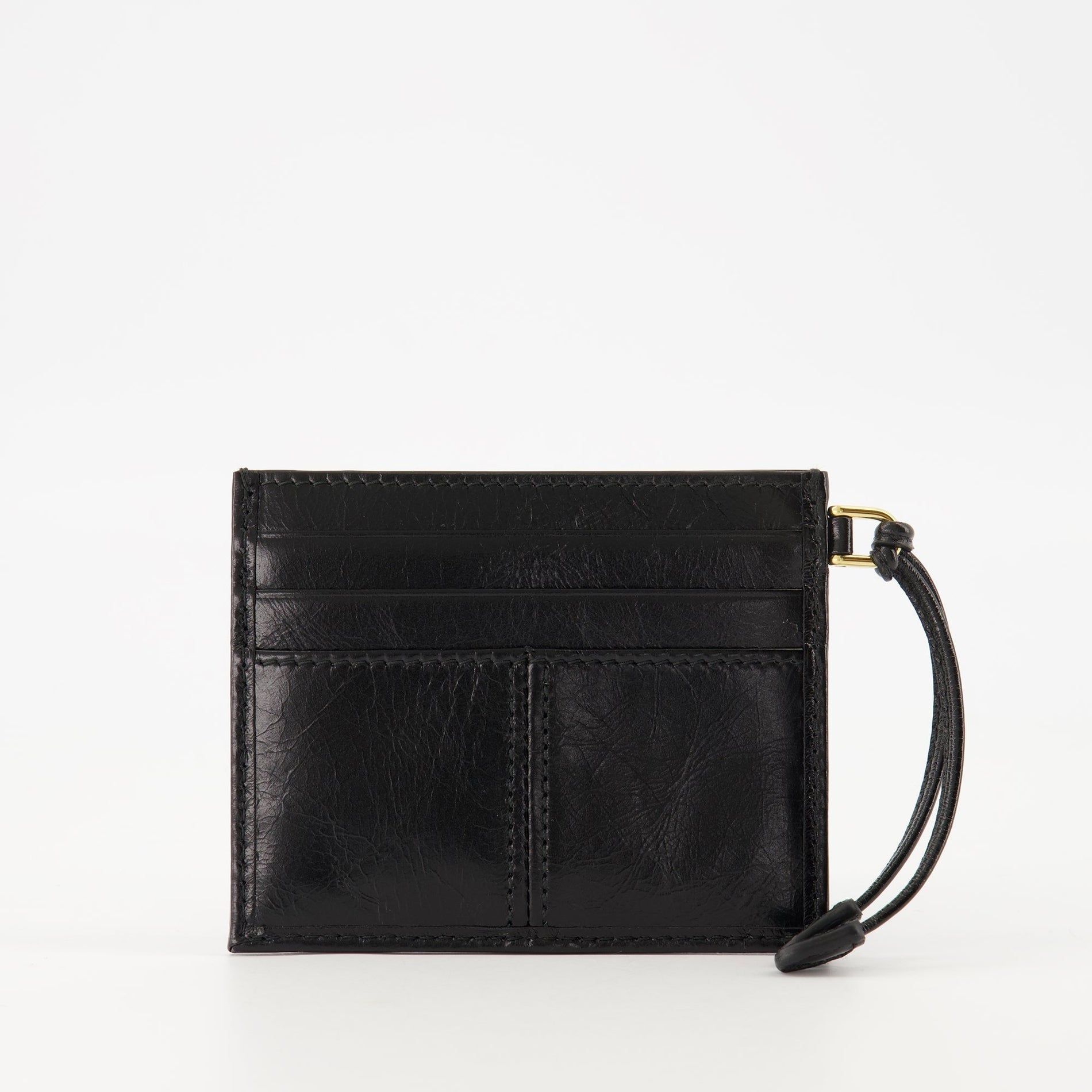 Prada Leather Card Holder with Strap - image 2