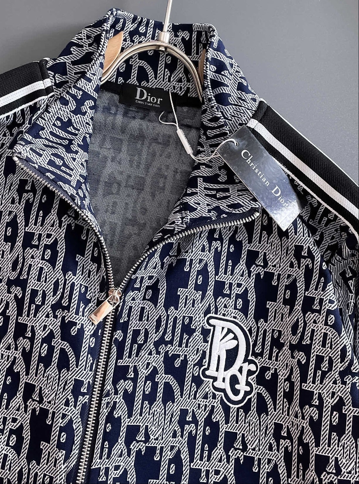Dior Oblique Jacquard Zip-Up Tracksuit Set - image 4