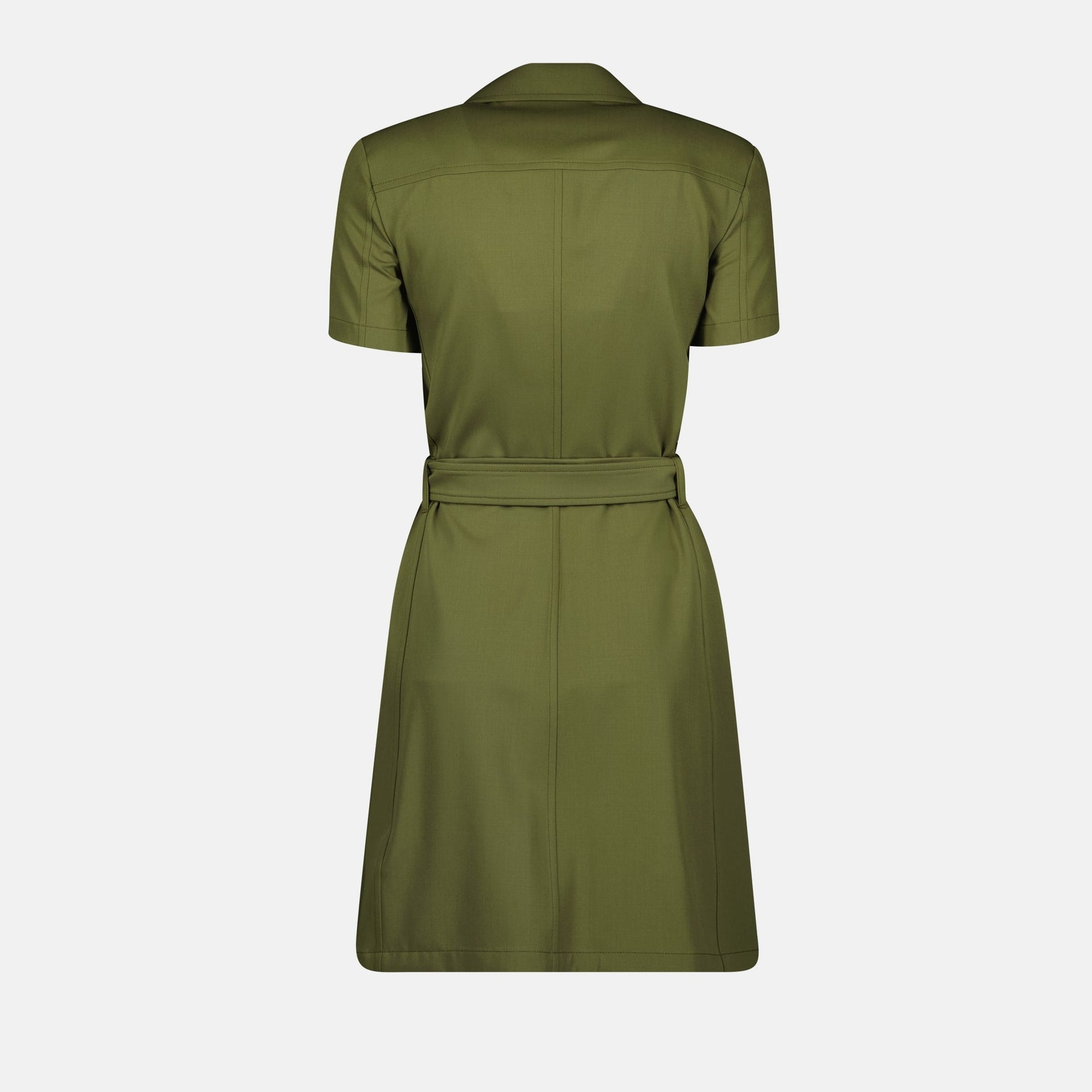 Burberry Double-Breasted Belted Trench Dress - image 2
