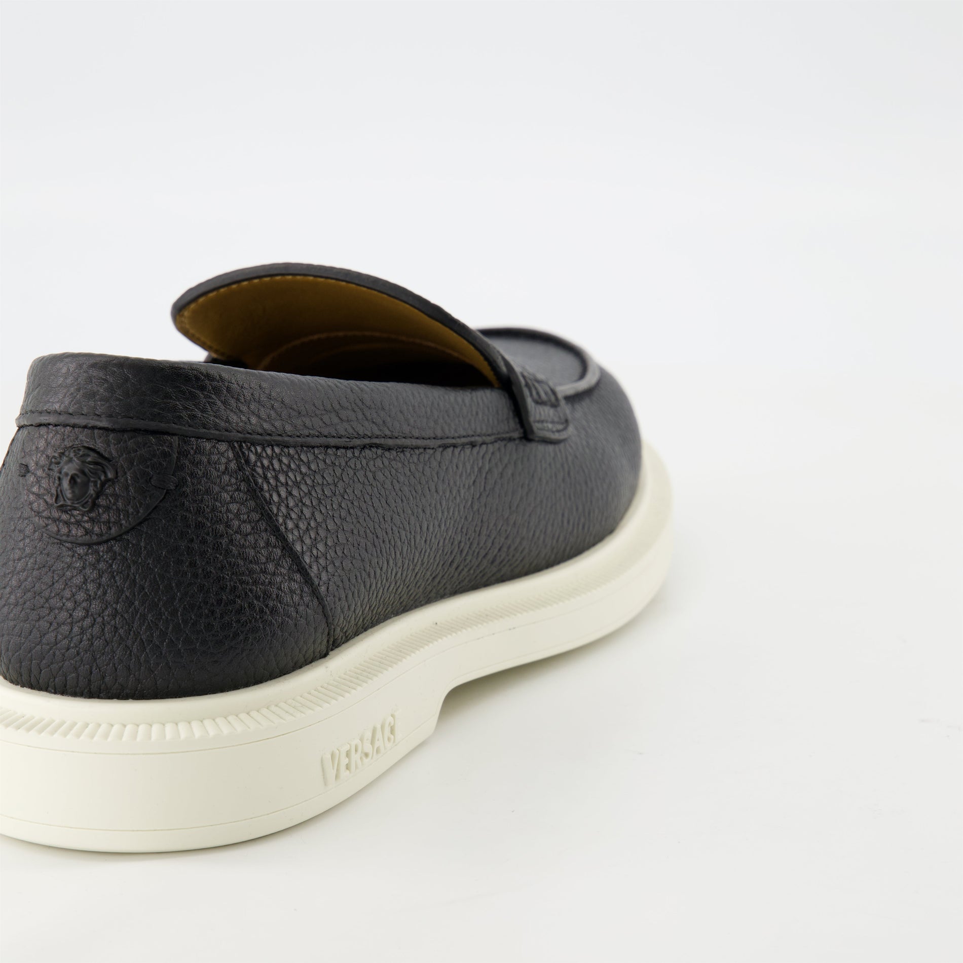 Versace Leather Loafers - image 4