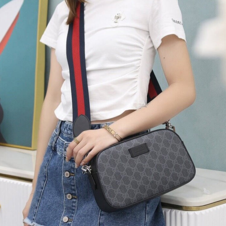 Gucci Black Canvas Crossbody Bag - image 8