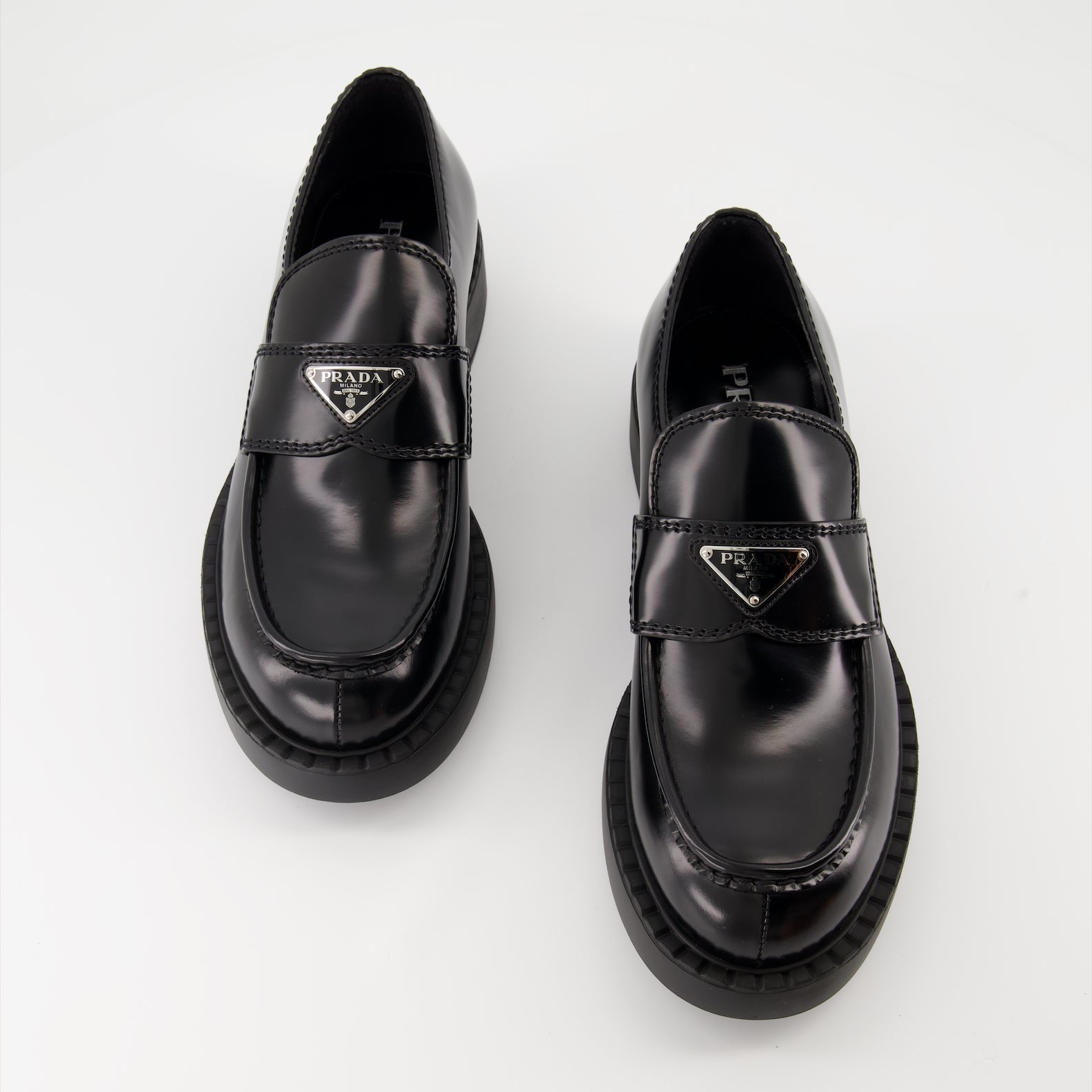 Prada Leather Loafers - image 6