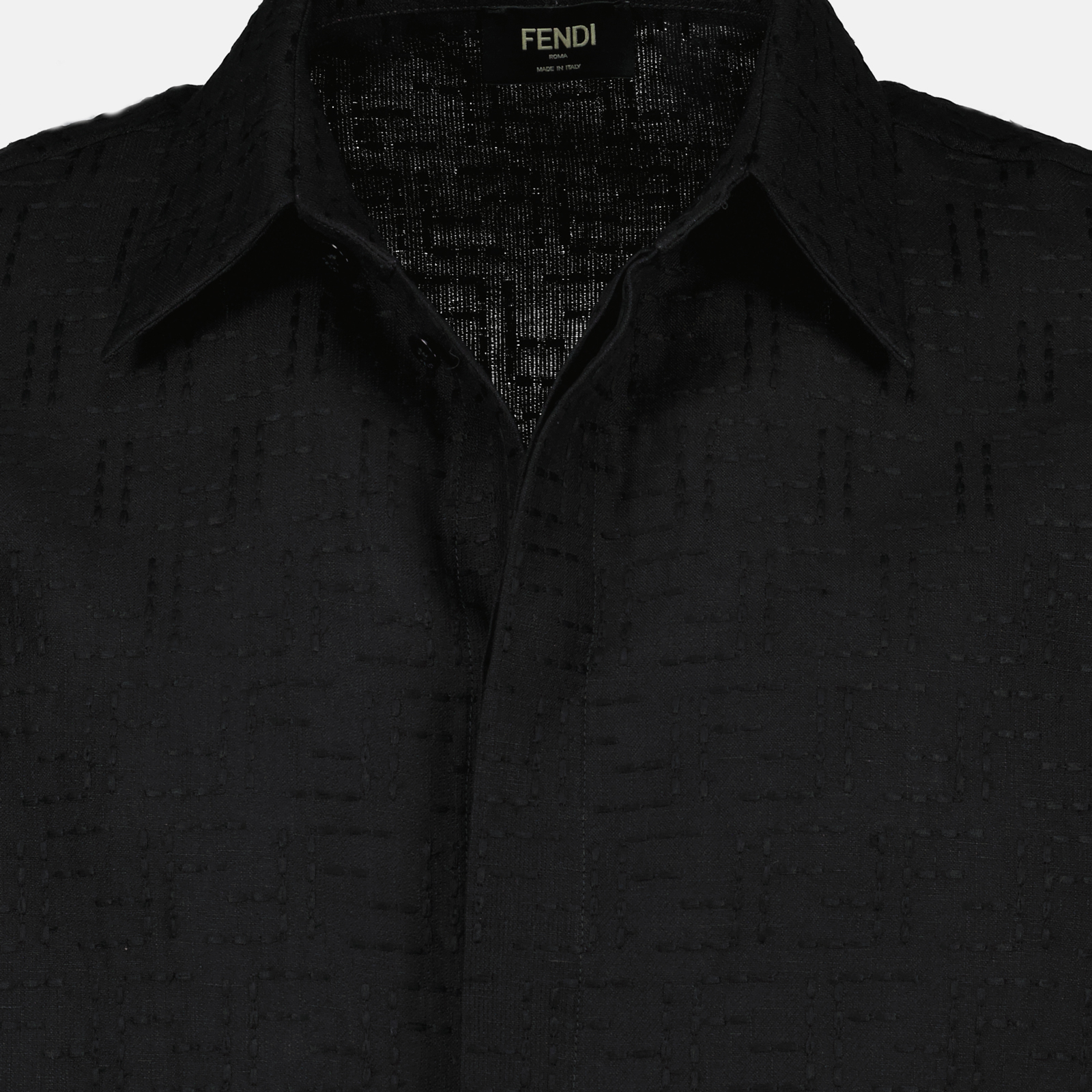 Fendi FF Linen Shirt - image 4