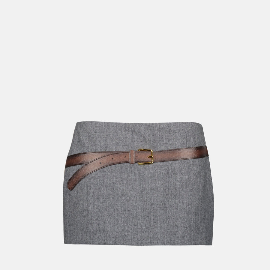 Prada Mini skirt with belt