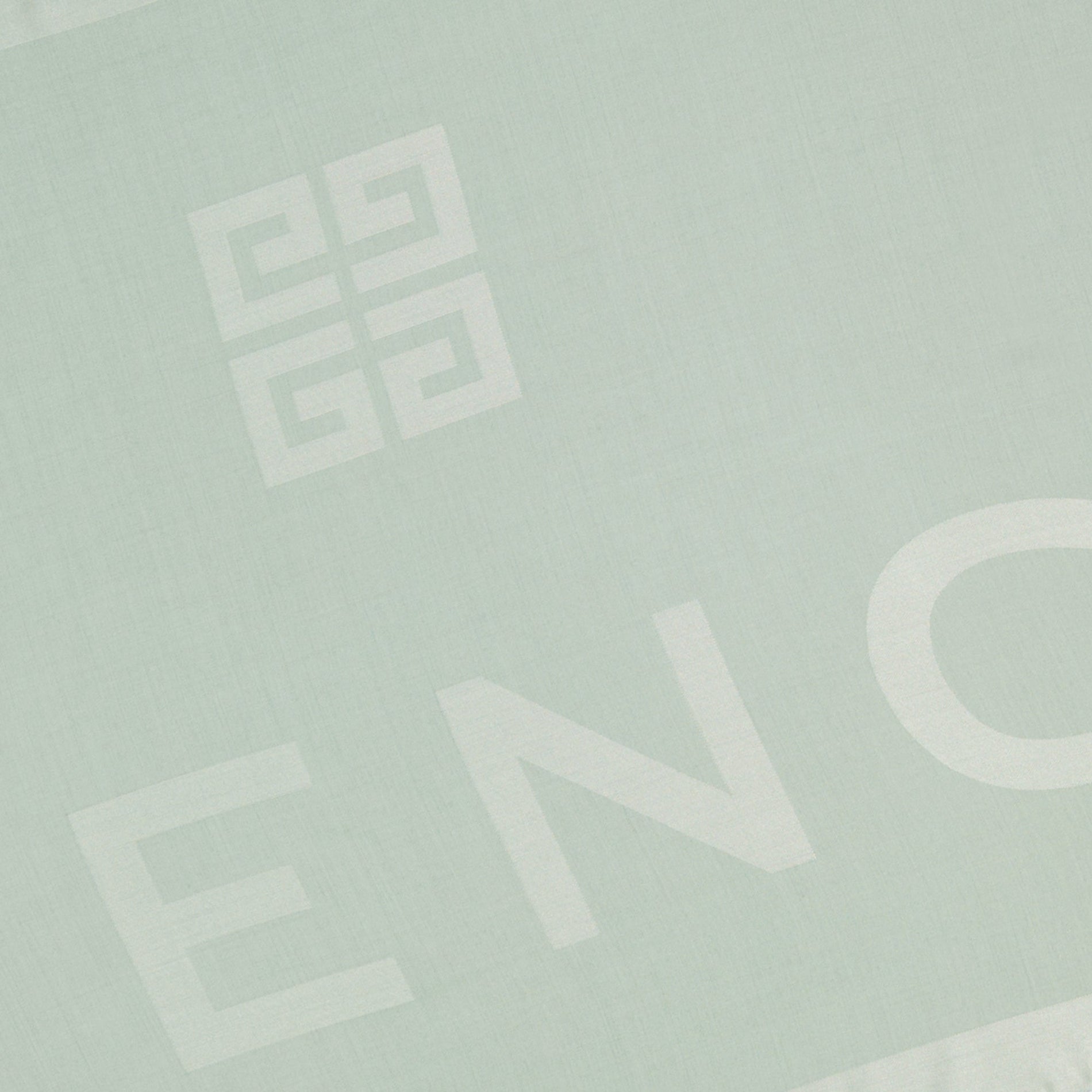 Givenchy Logo Scarf – Mint Green - image 3