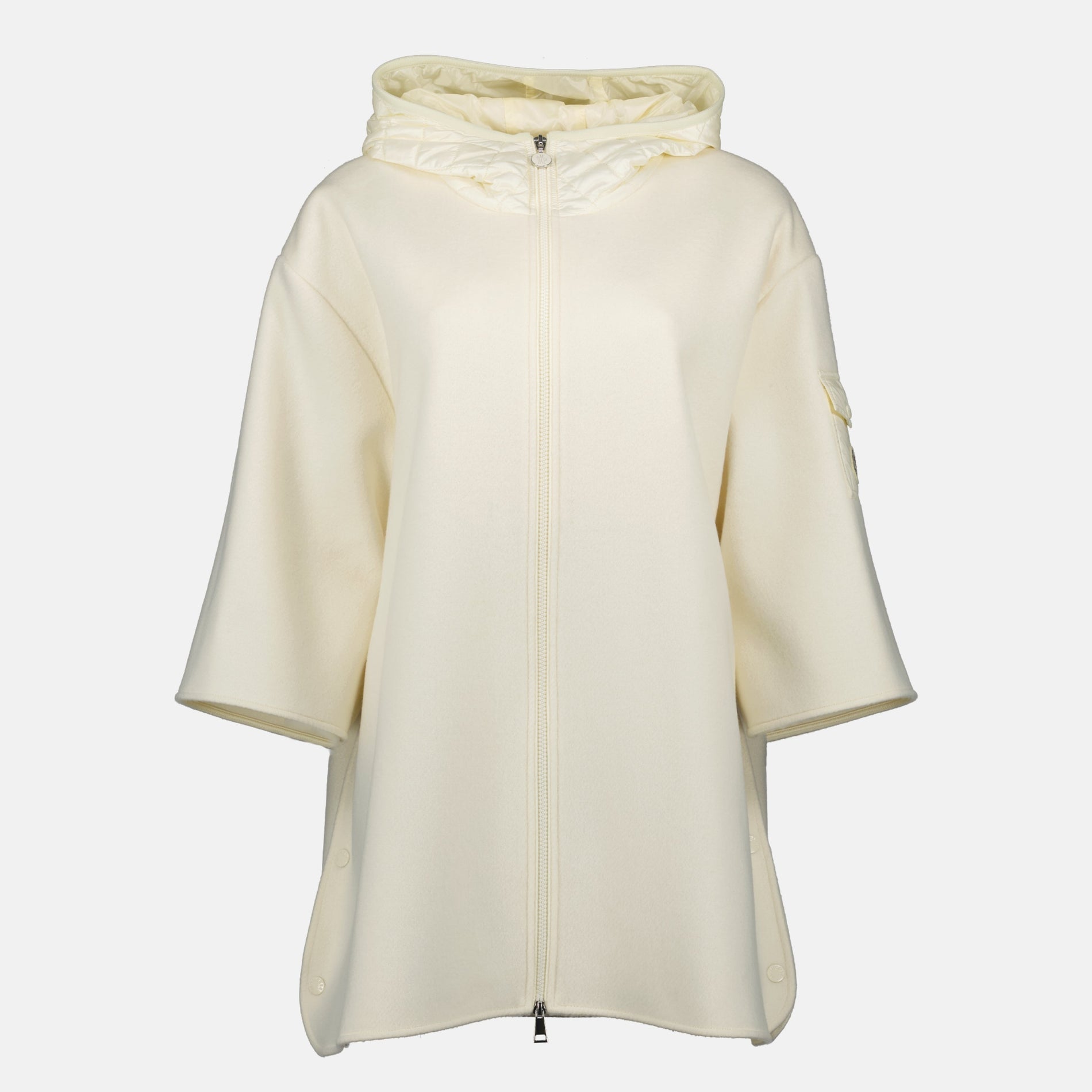 Moncler Zipped Wool Cape