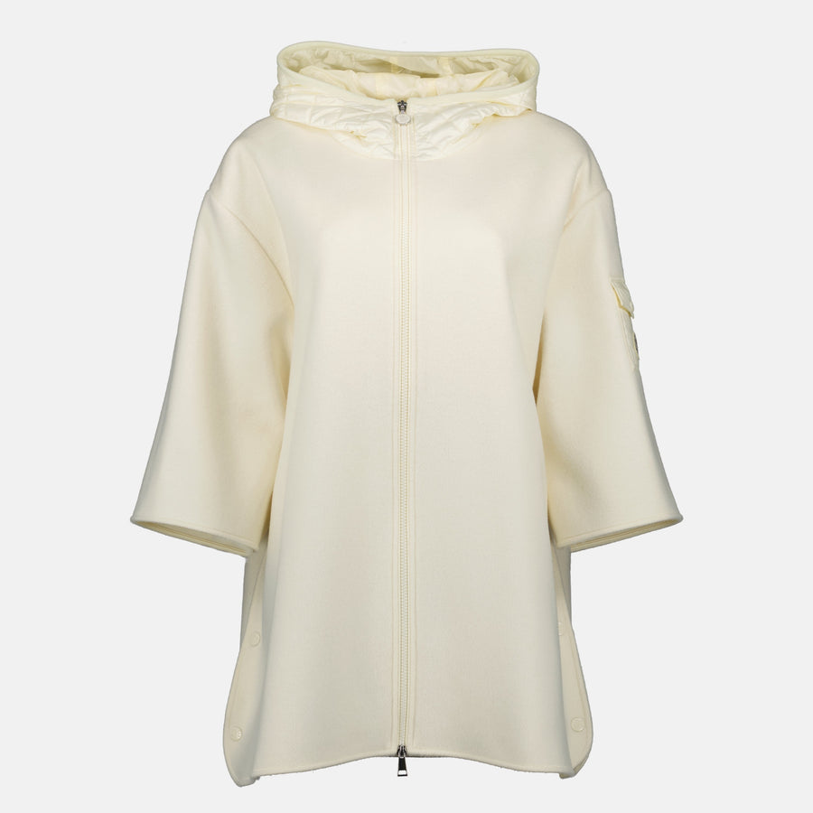Moncler Zipped Wool Cape