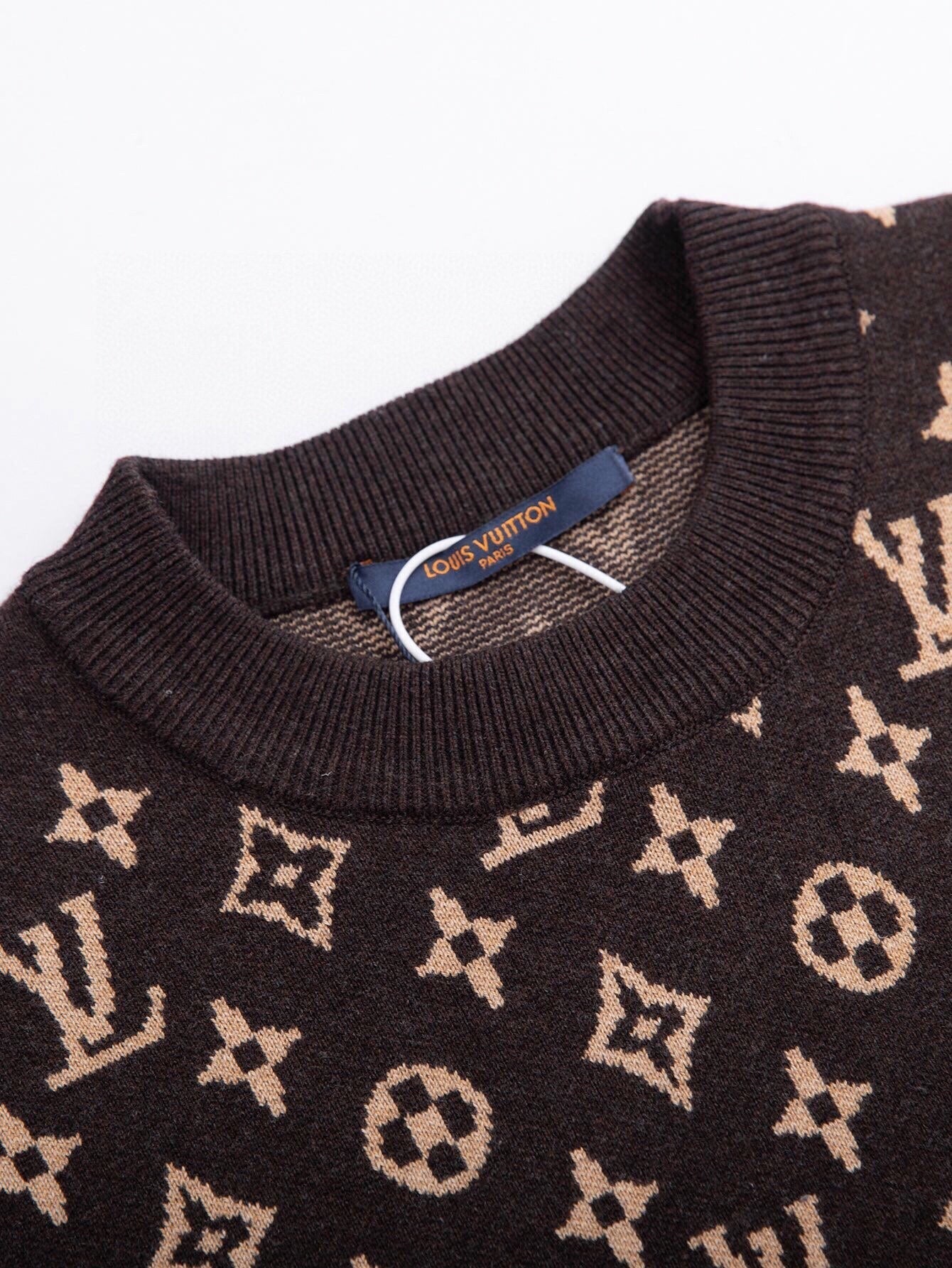 Louis Vuitton Monogram Signature Wool Jumper - Brown - image 3