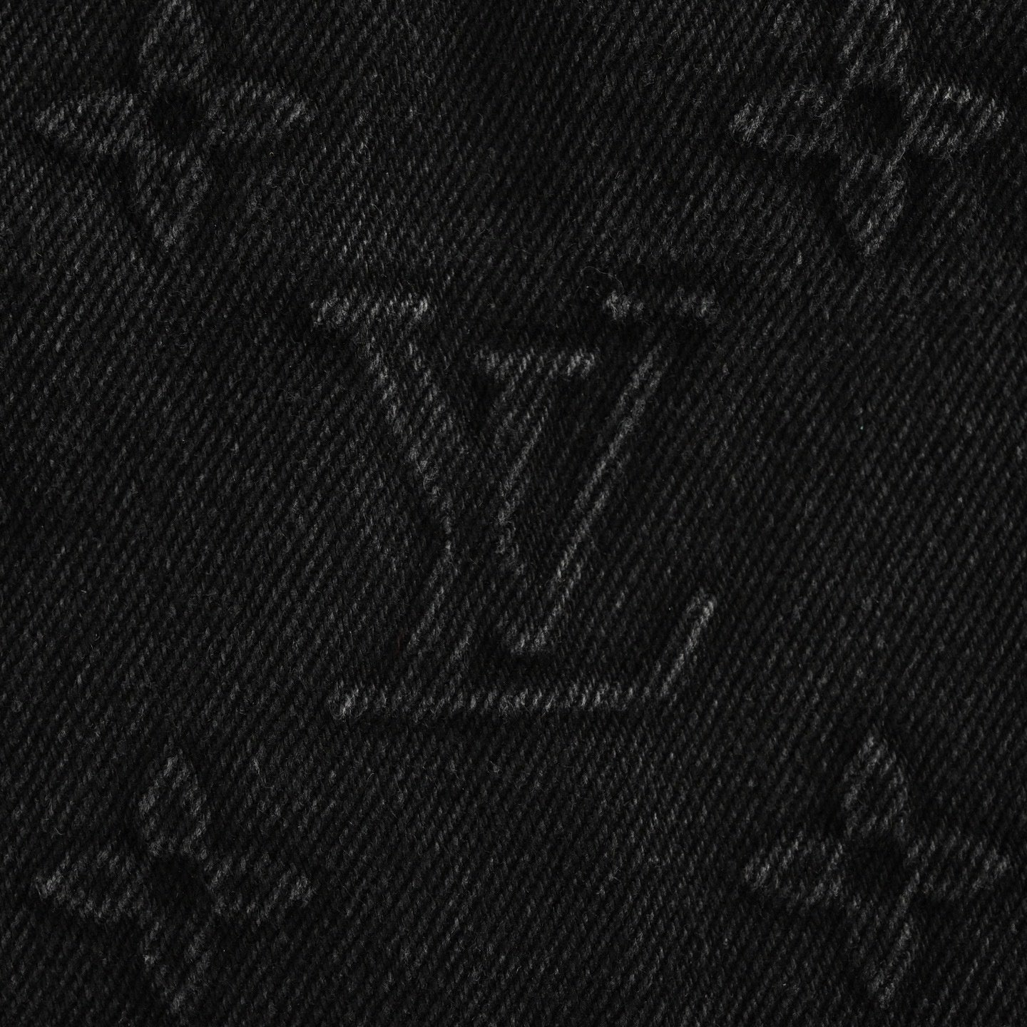 Louis Vuitton Black Monogram Embossed Denim Jacket - image 4
