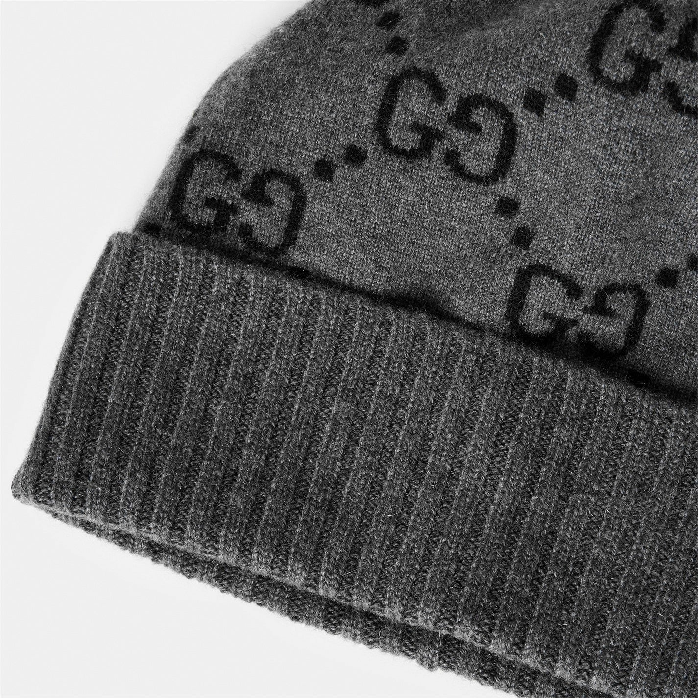 Gucci GG Wool Beanie in Grey - image 3