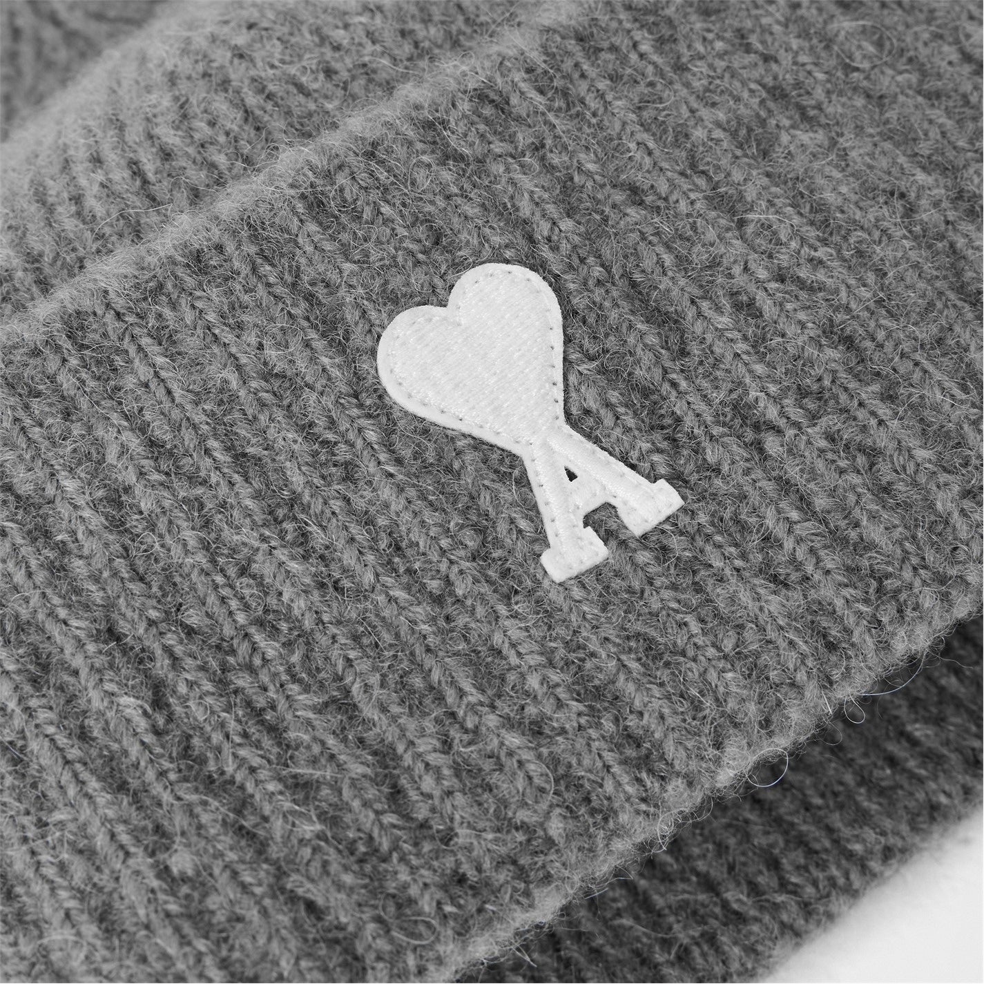 Ami Paris AMI Paris Men’s Alpaca Knitted Beanie - image 3