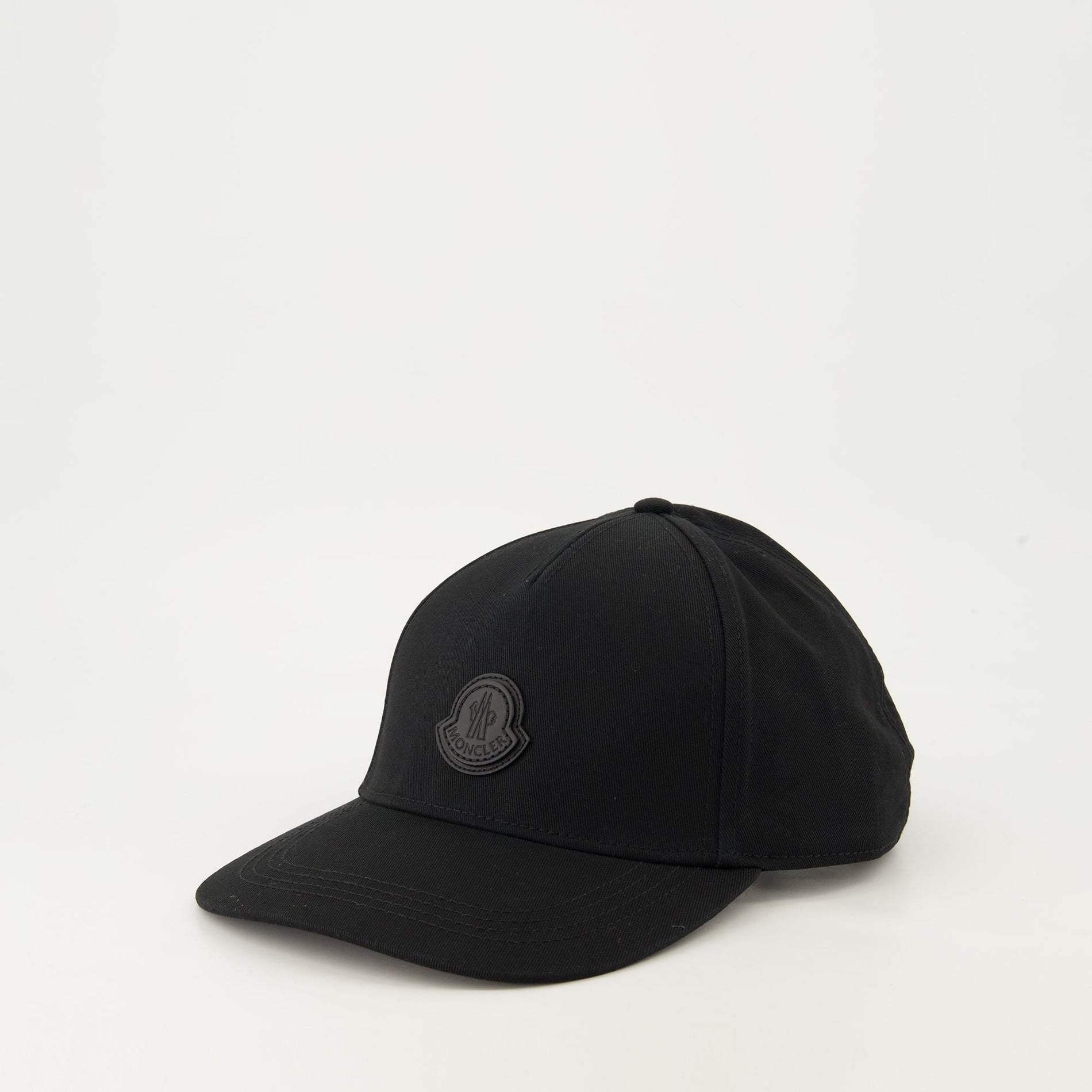 Moncler Leather Logo Cap