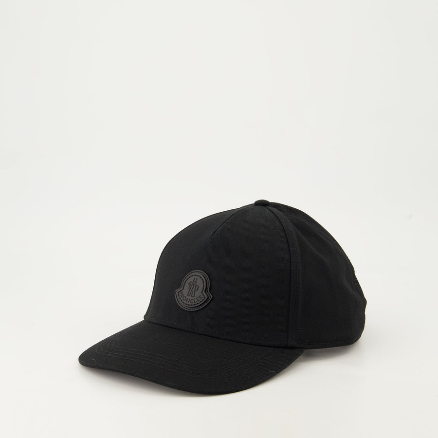 Moncler Leather Logo Cap