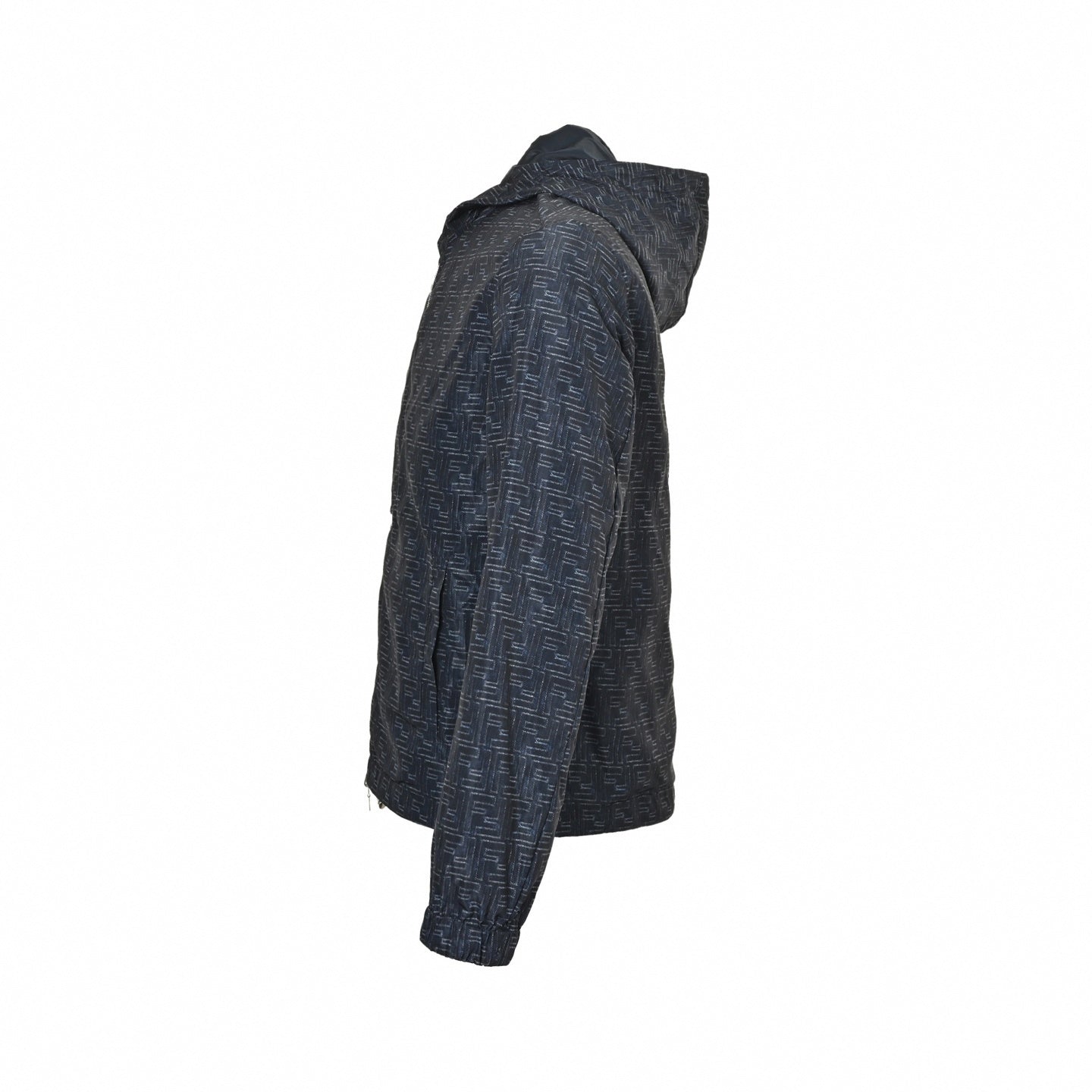 Fendi FF Monogram Hooded Windbreaker - image 2