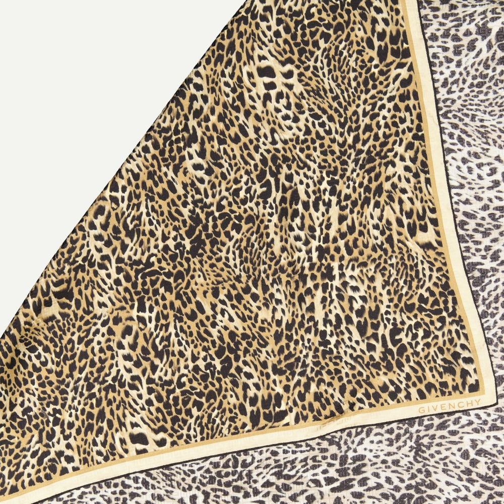 Givenchy Leopard Print Scarf - image 3