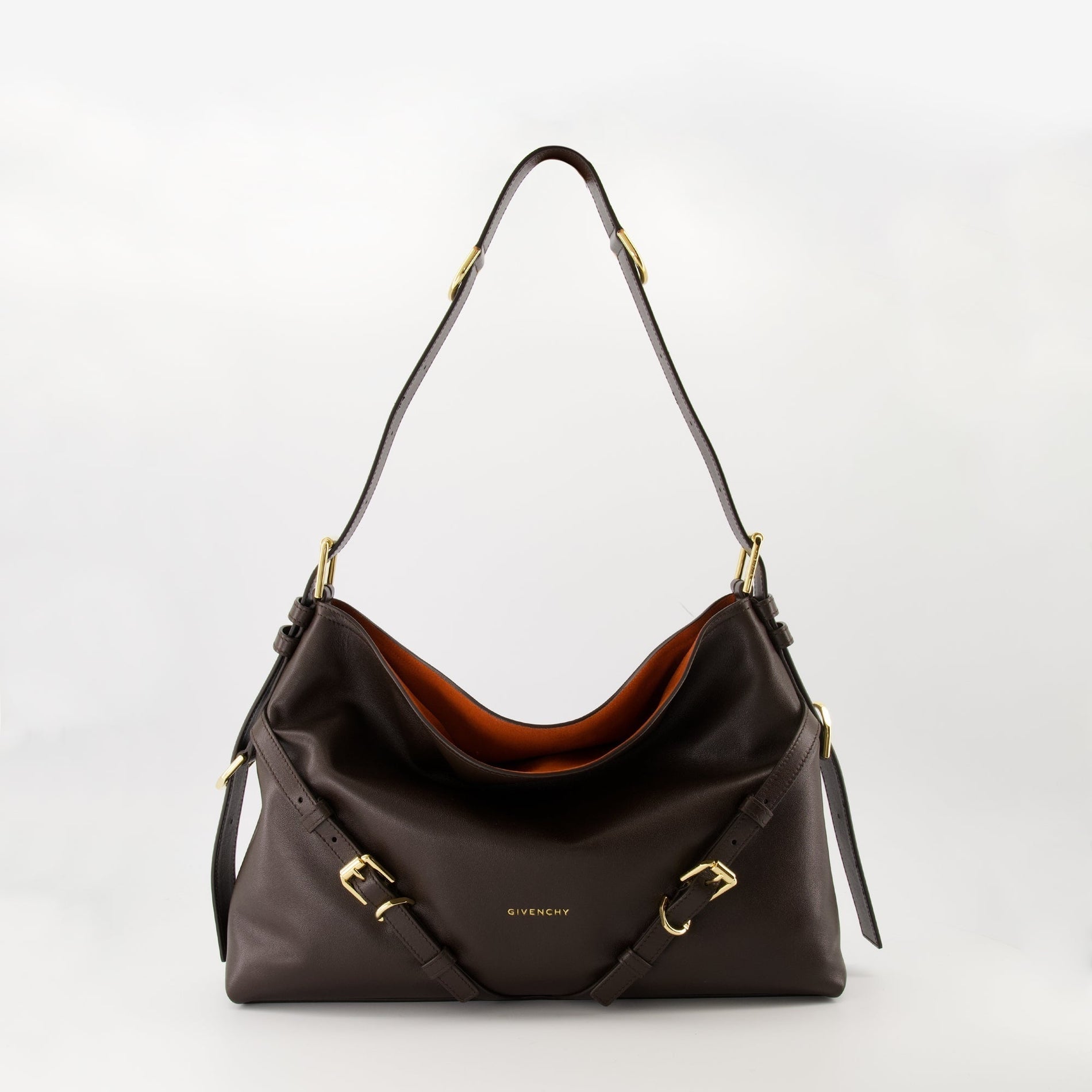 Givenchy Voyou Shoulder Bag – Dark Brown