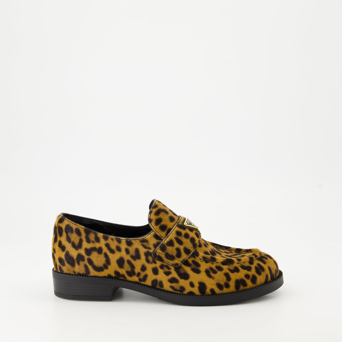Leopard Haircalf Loafers