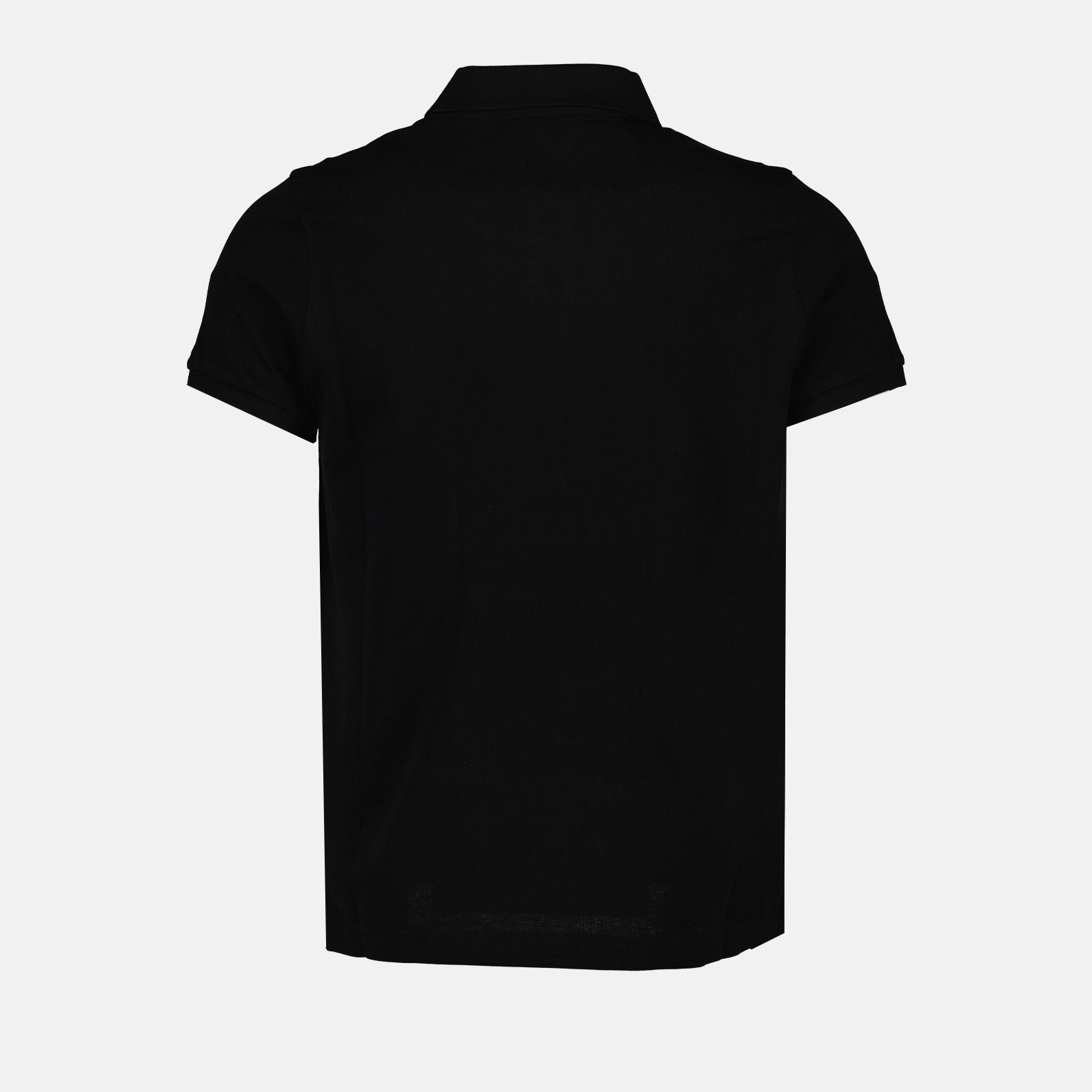 Moncler Black Polo Shirt with Signature Button Detail - image 4