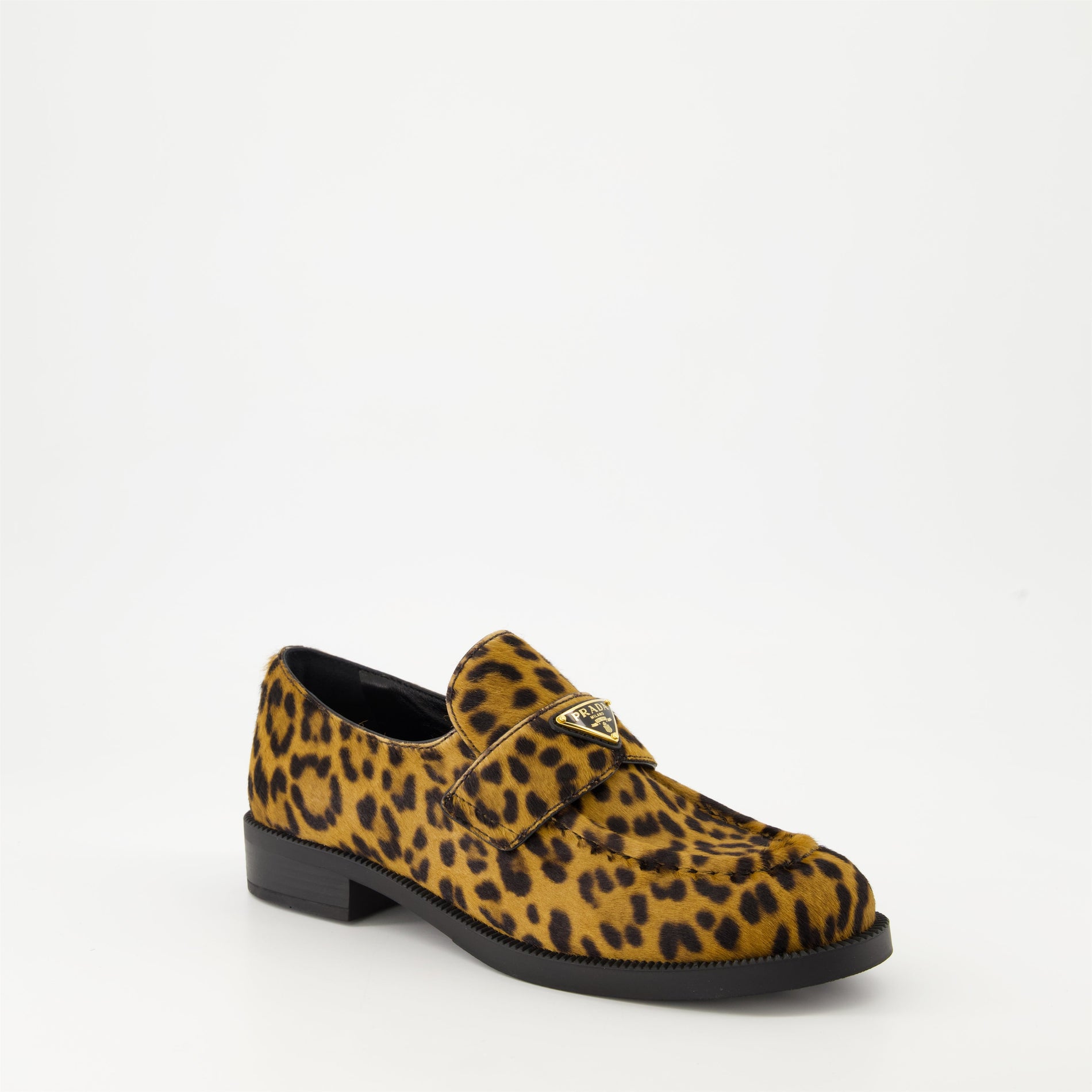Prada Leopard Haircalf Loafers - image 2
