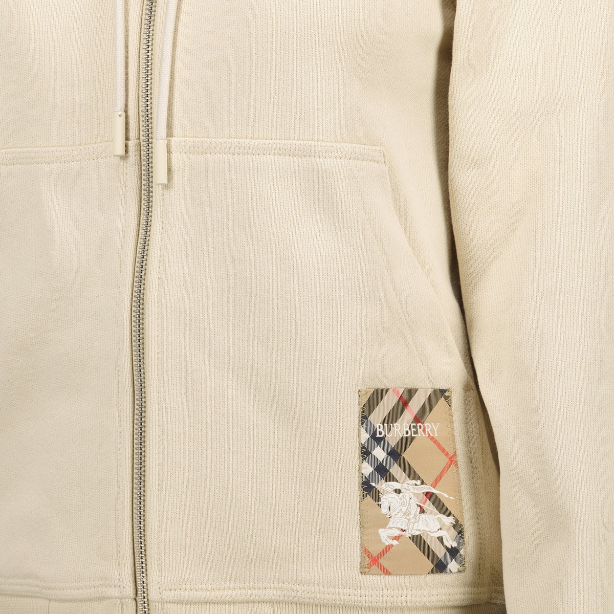 Burberry Check Detail Zip-Up Hoodie - image 5