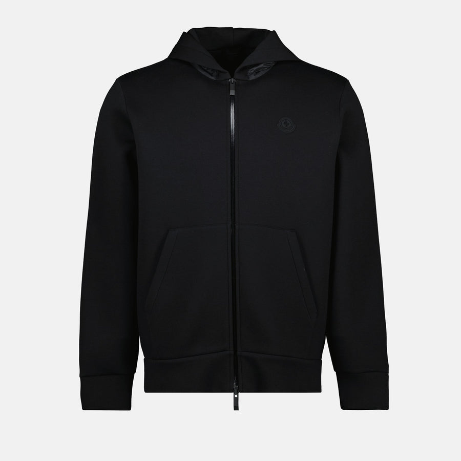 Moncler Zip-Up Neoprene Sweatshirt