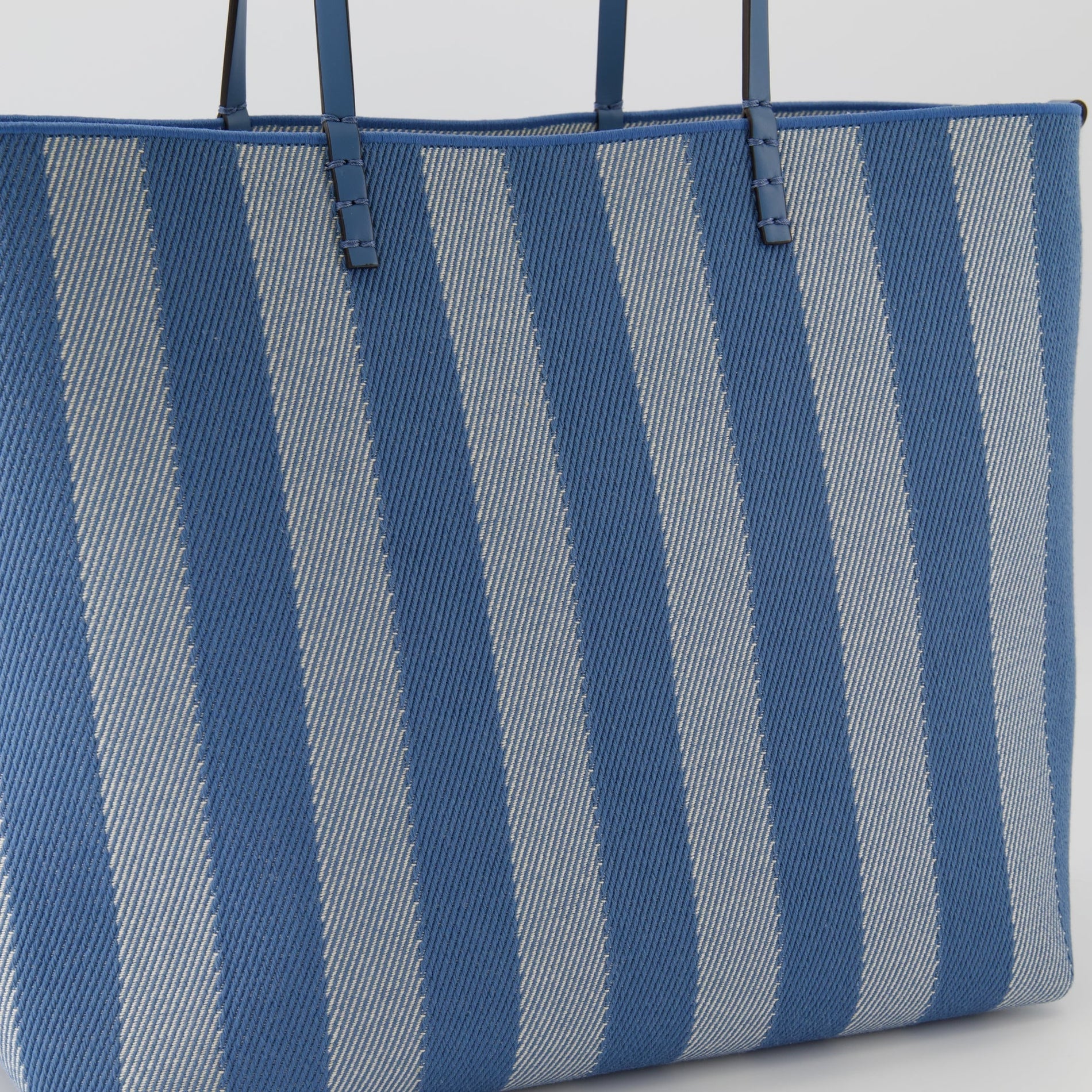 Fendi Striped Canvas Tote - image 5