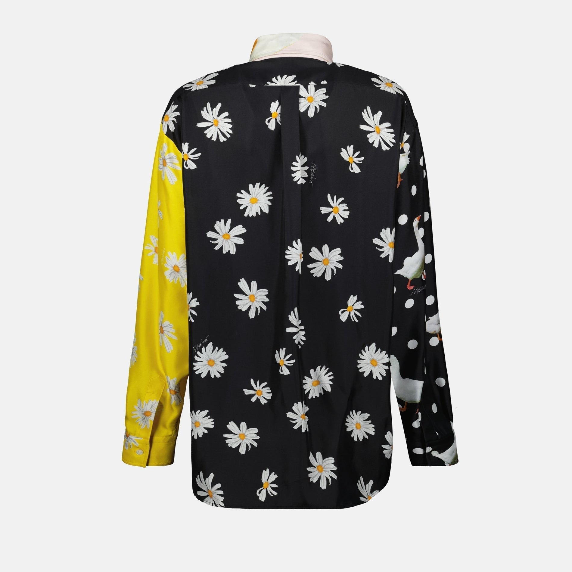 Moschino Patchwork Print Silk Shirt - image 2