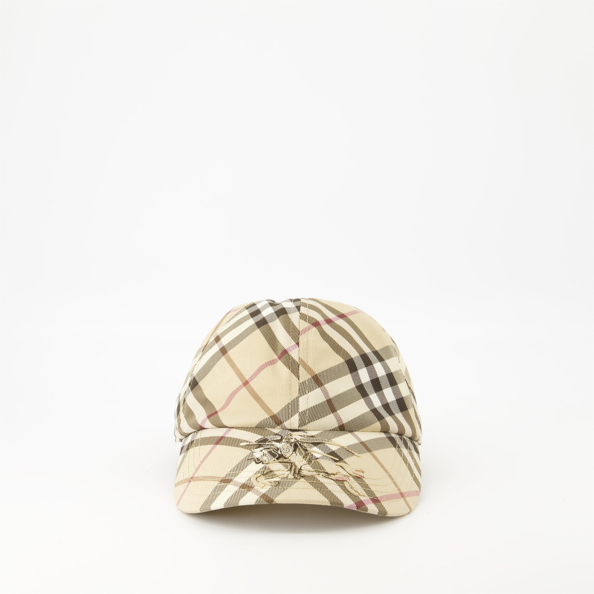 Burberry Vintage Check Logo Baseball Cap