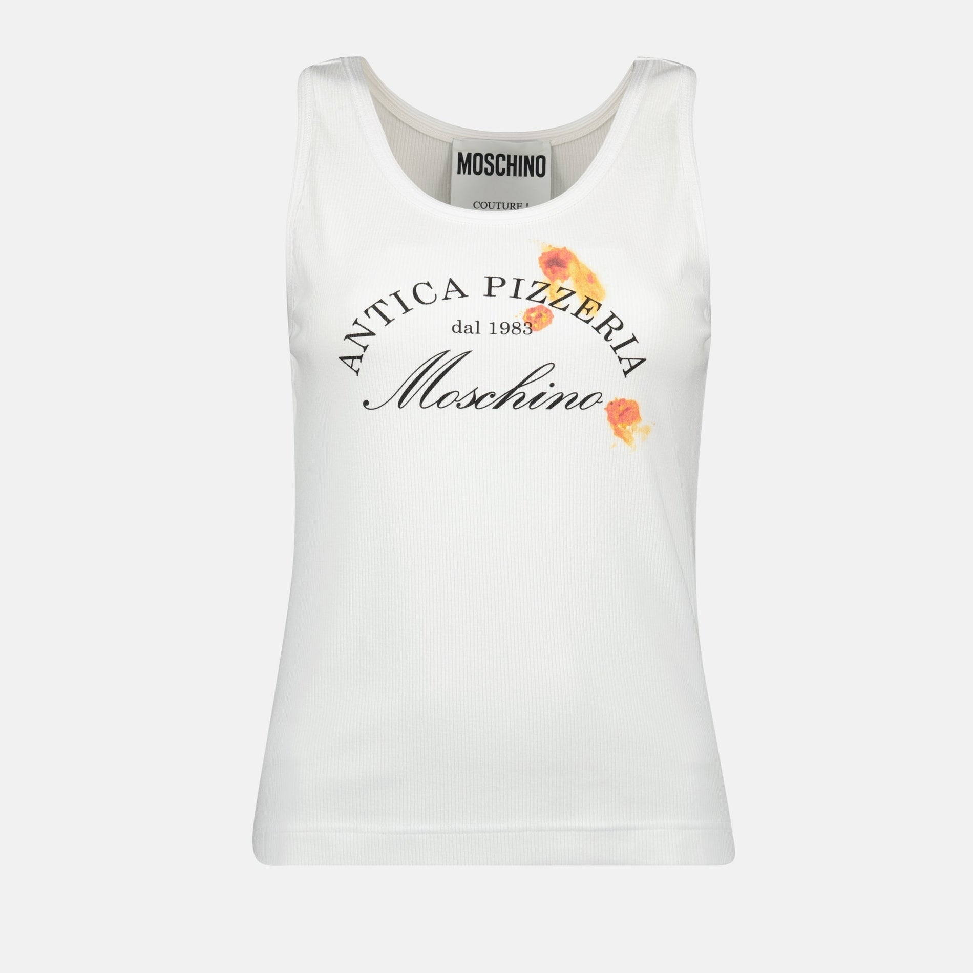 Moschino Antica Pizzeria Tank Top