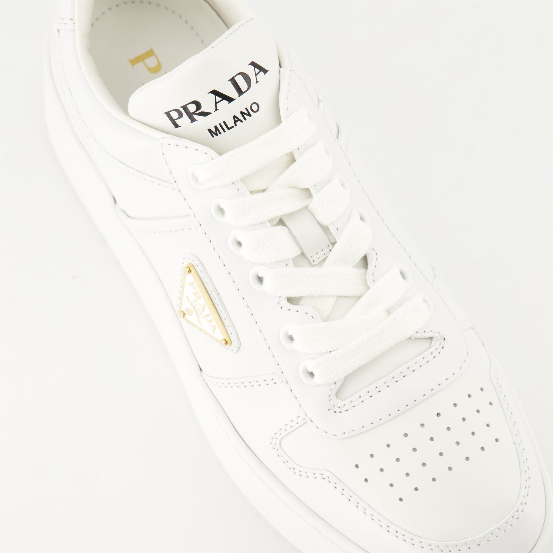 Prada All-White Platform Sneakers - image 5