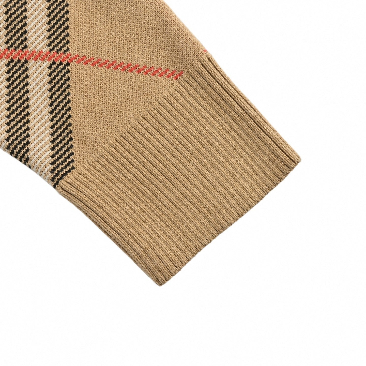 Burberry Check Argyle Intarsia Cashmere Blend Sweater - image 6