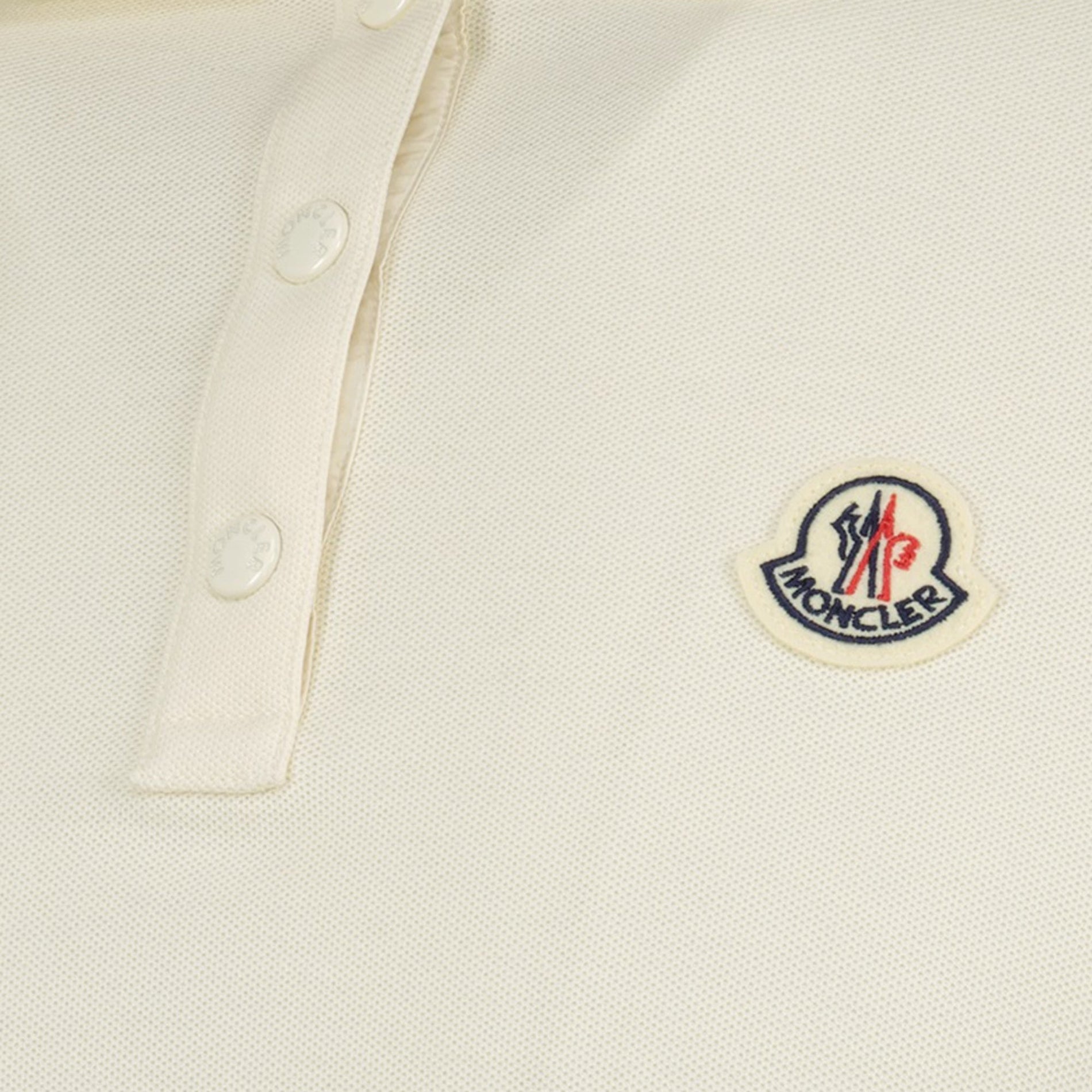 Moncler Women’s Cream Polo Shirt with Signature Logo - image 5