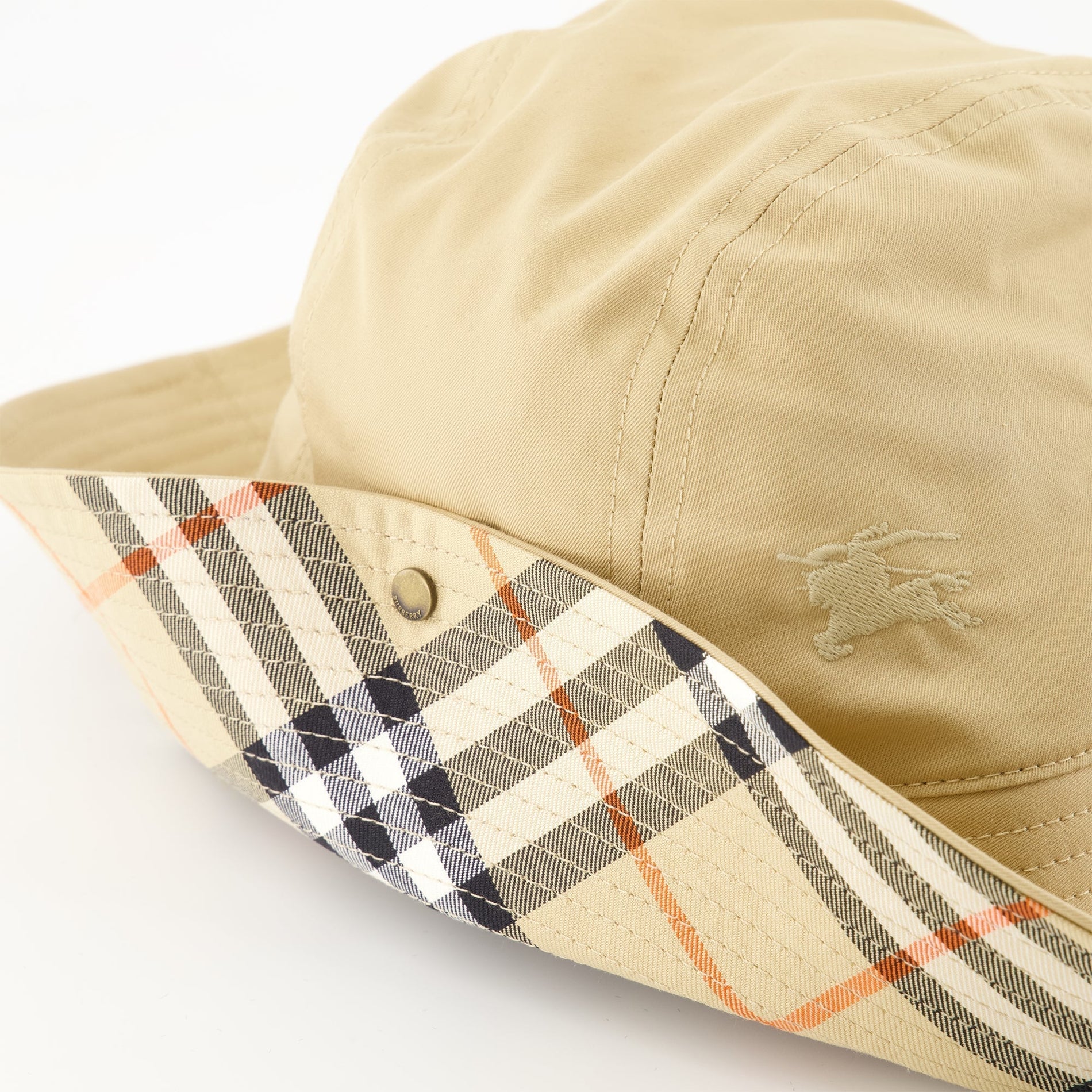 Burberry Vintage Check Wide-Brim Hat - image 3