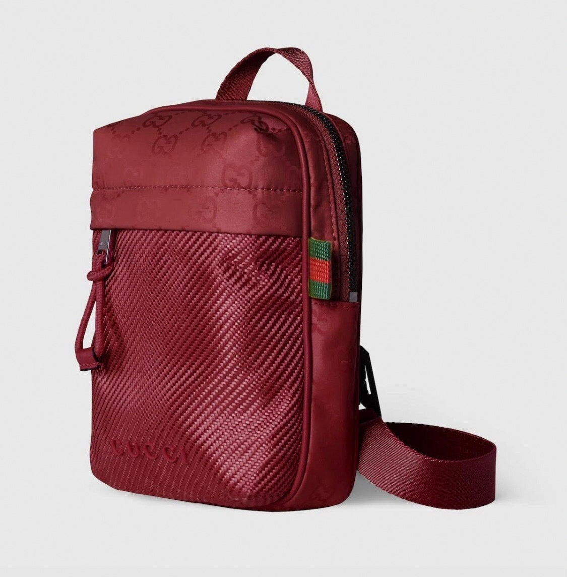 Gucci Mini Red Crossbody Utility Bag