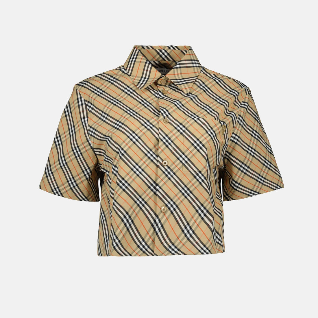 Cropped Short Sleeve Shirt