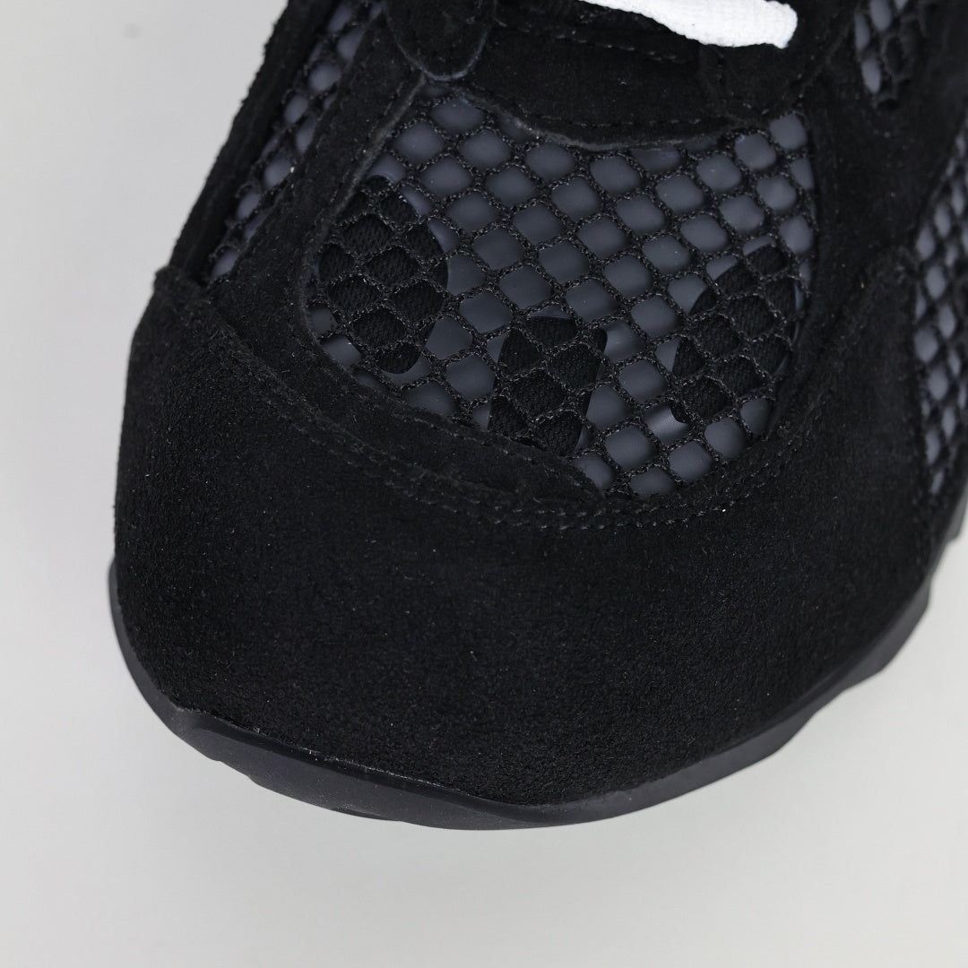 Bottega Veneta Orbit Lace-Up Runner in Black - image 4
