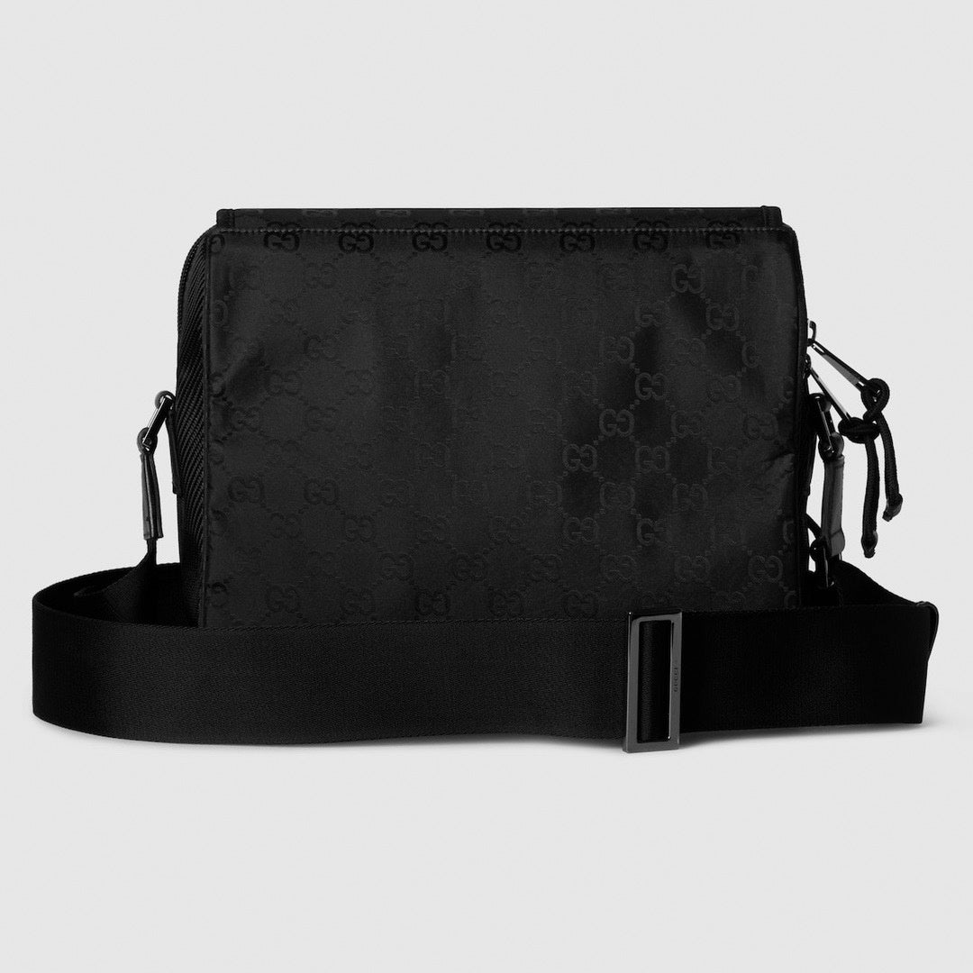 Gucci Medium Black Messenger Crossbody Bag - image 4